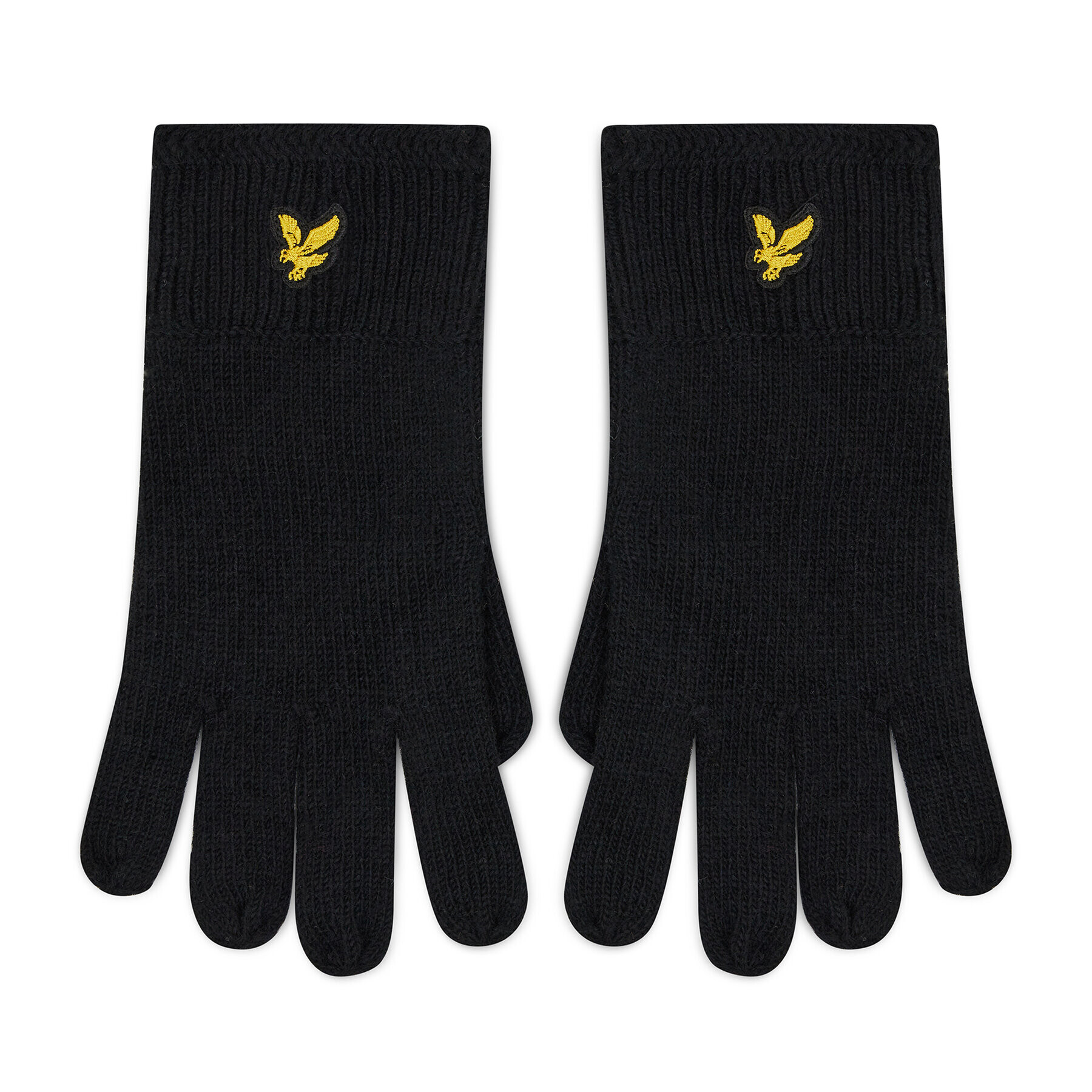 Lyle & Scott Férfi kesztyű Racked Rib Gloves GL304CL Fekete - Pepit.hu