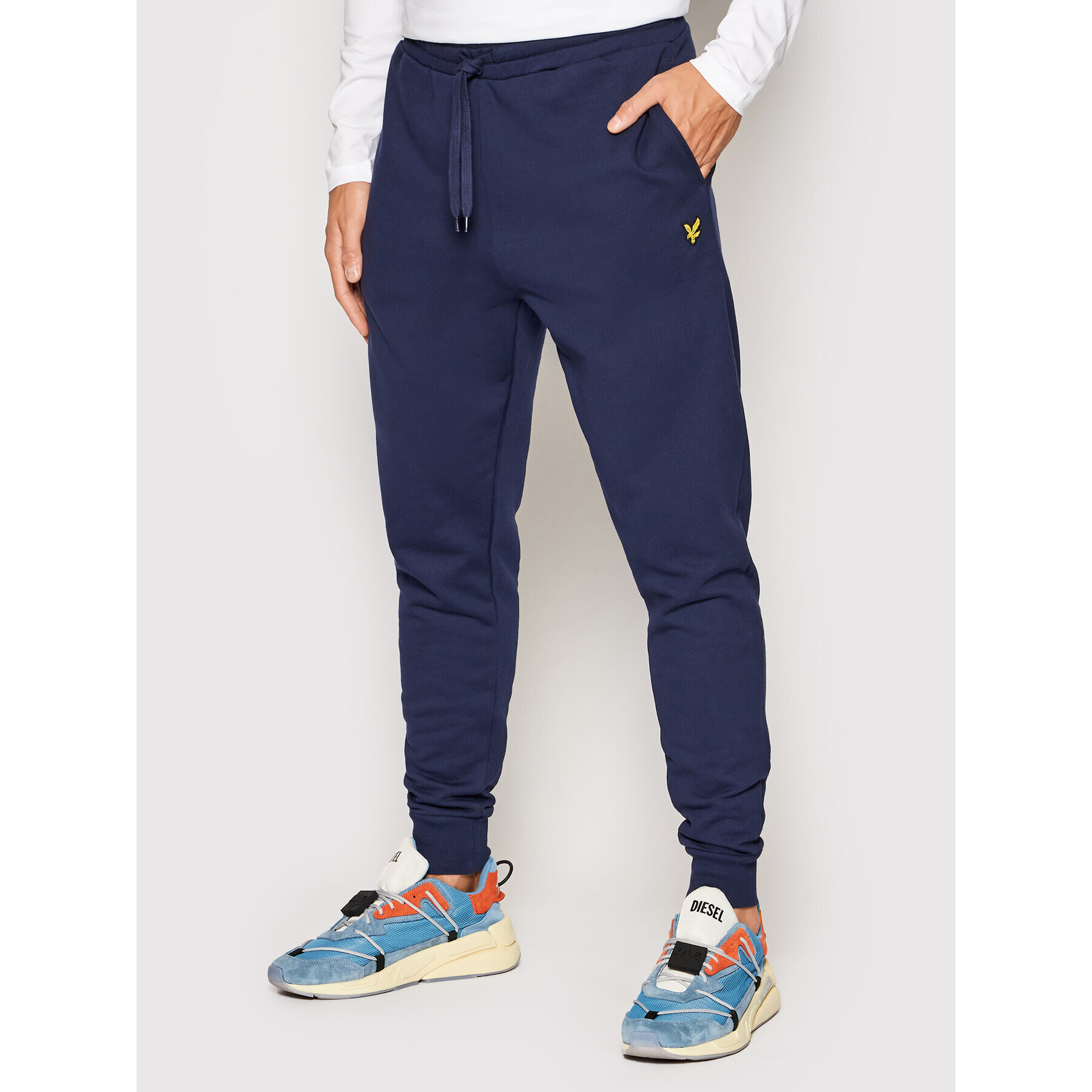 Lyle & Scott Melegítő alsó ML822VOG Sötétkék Skinny Fit - Pepit.hu