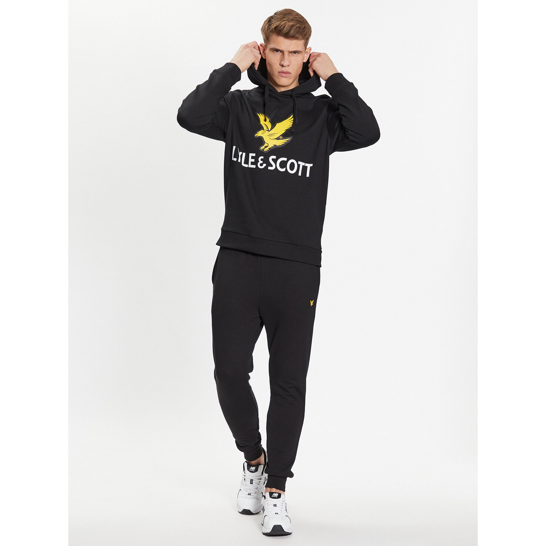 Lyle & Scott Melegítő Printed Hoodie/Jogger Pack TK1700V Fekete Regular Fit - Pepit.hu