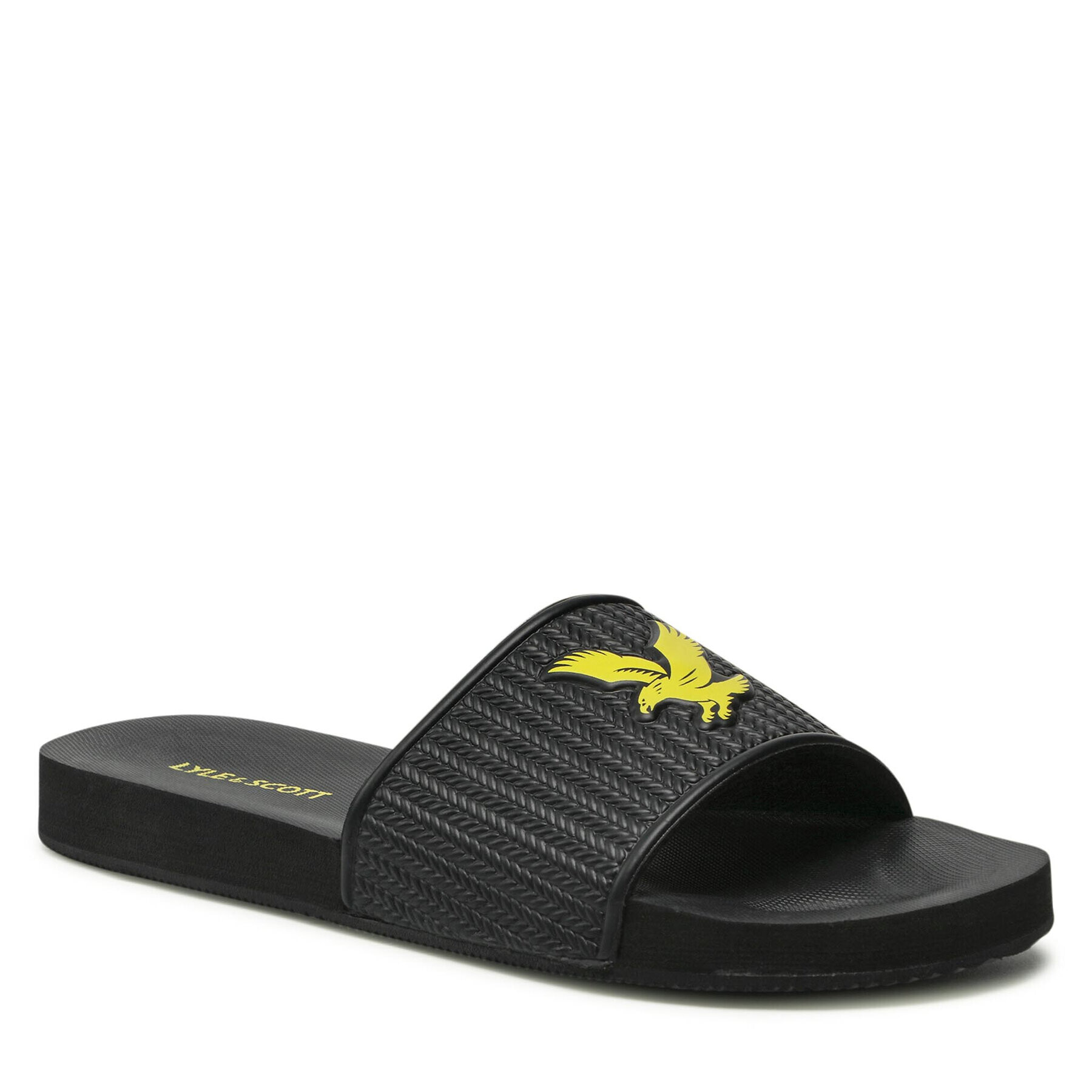 Lyle & Scott Papucs Easy Slide FW1407 Fekete - Pepit.hu