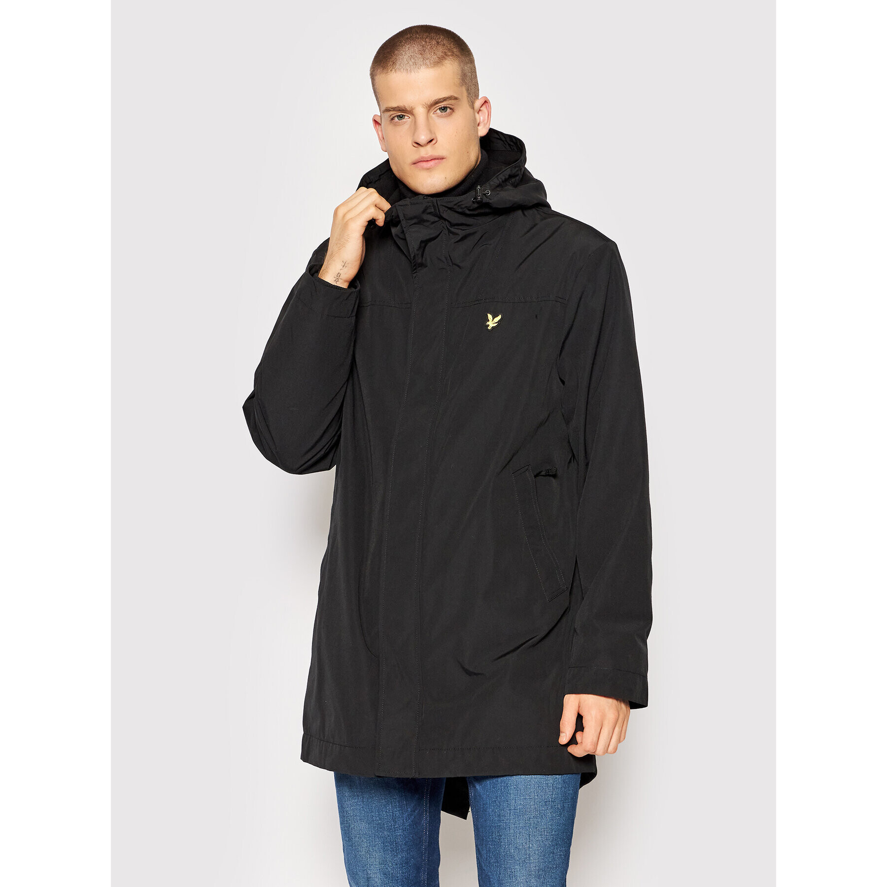 Lyle & Scott Parka JK1517V Fekete Regular Fit - Pepit.hu