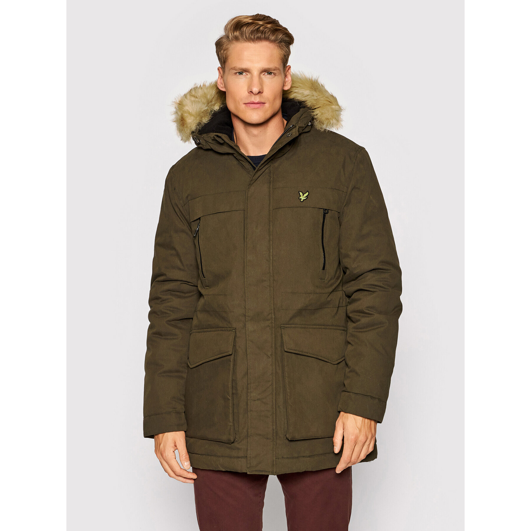 Lyle & Scott Parka JK1536V Zöld Regular Fit - Pepit.hu