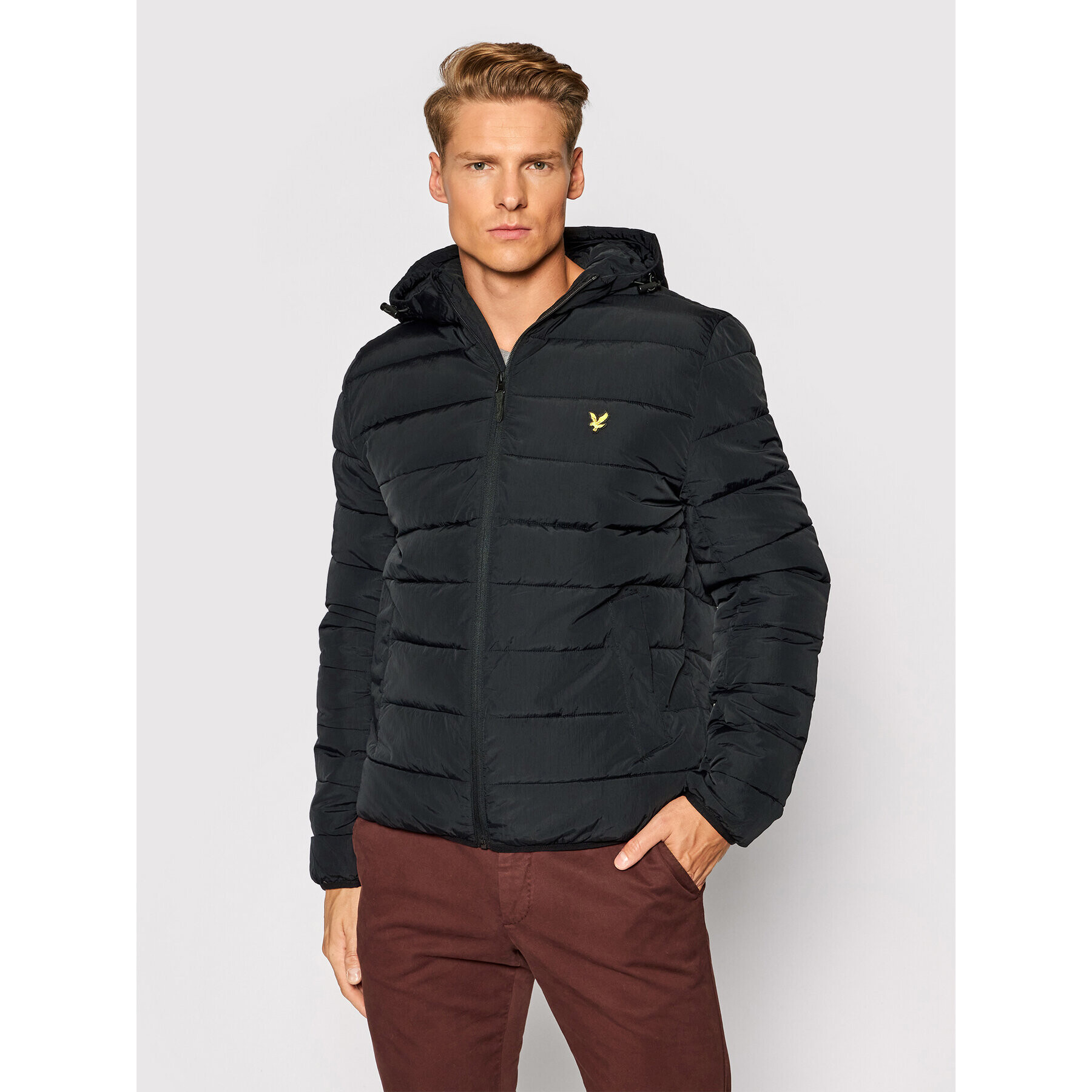 Lyle & Scott Pehelykabát JK1546V Fekete Regular Fit - Pepit.hu