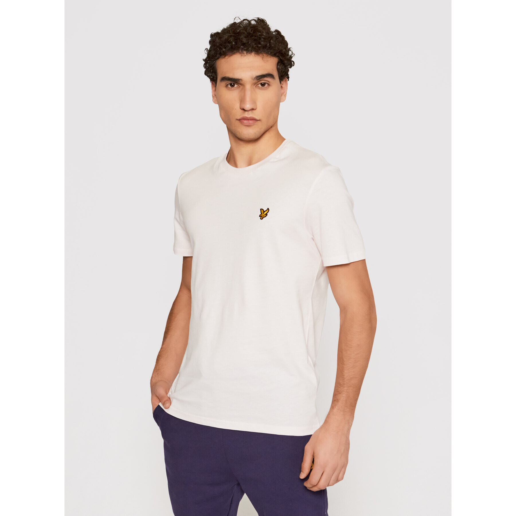 Lyle & Scott Póló Plain TS400VOG Rózsaszín Regular Fit - Pepit.hu