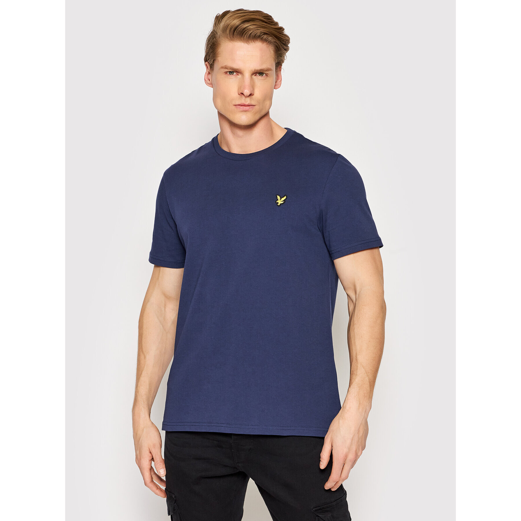 Lyle & Scott Póló Plain TS400VOG Sötétkék Regular Fit - Pepit.hu