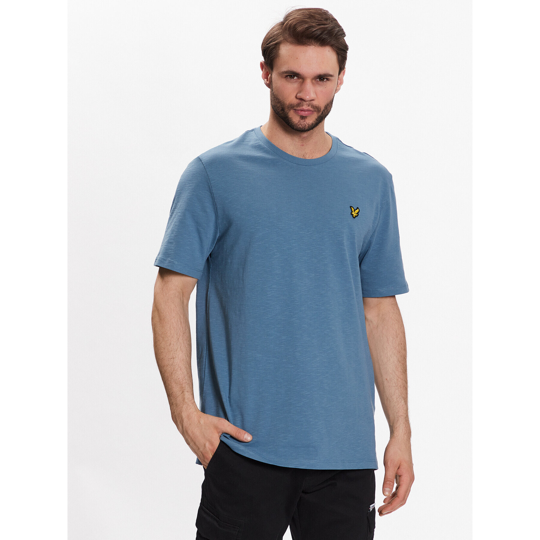 Lyle & Scott Póló SLUB T SHIRT TS1804V Kék Regular Fit - Pepit.hu