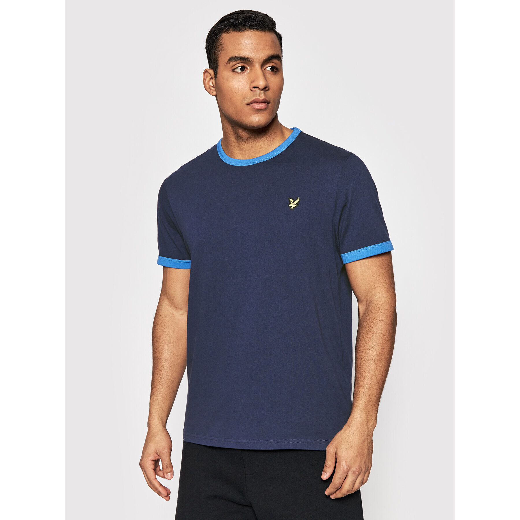 Lyle & Scott Póló TS705VOG Sötétkék Regular Fit - Pepit.hu