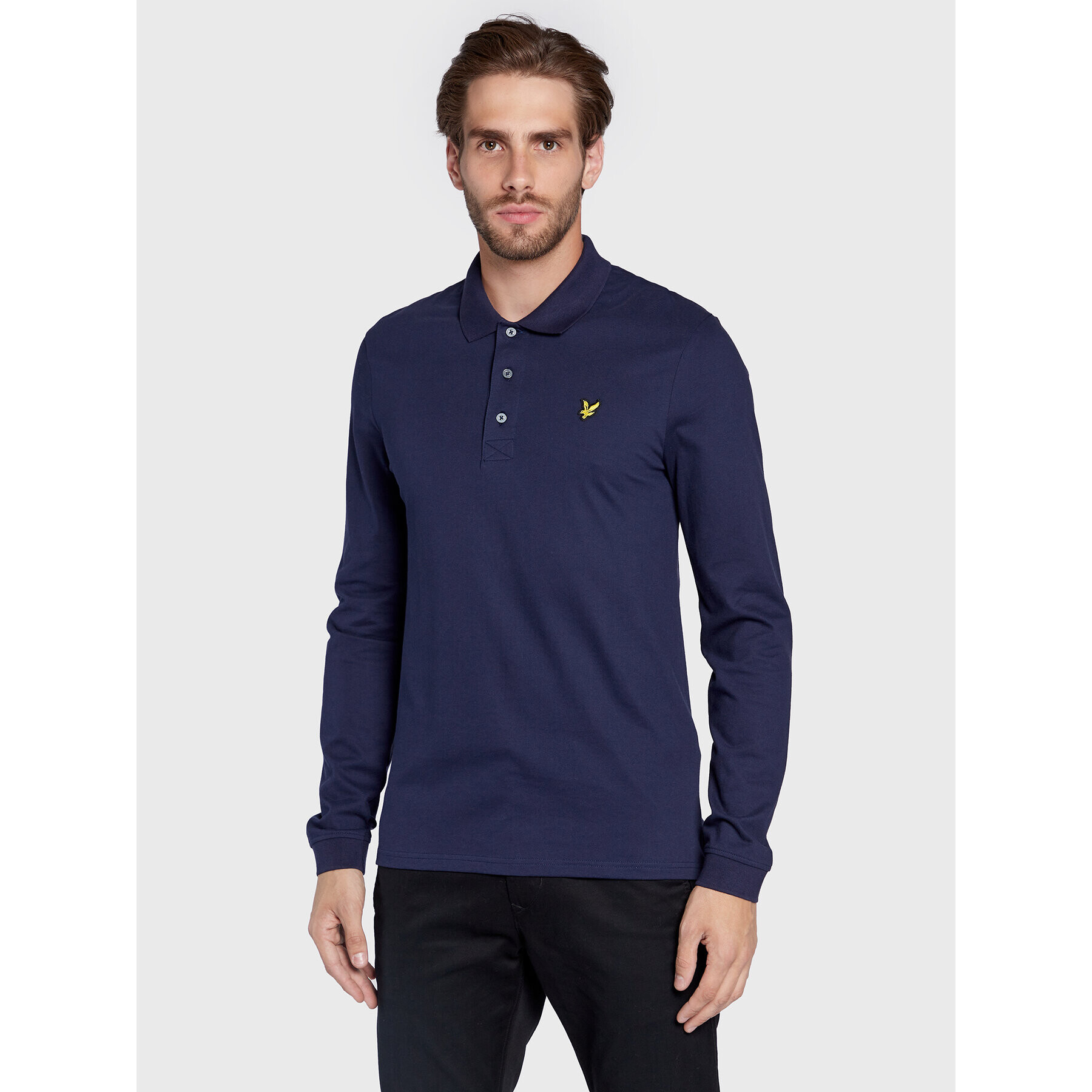 Lyle & Scott Pólóing LP400VOG Sötétkék Regular Fit - Pepit.hu