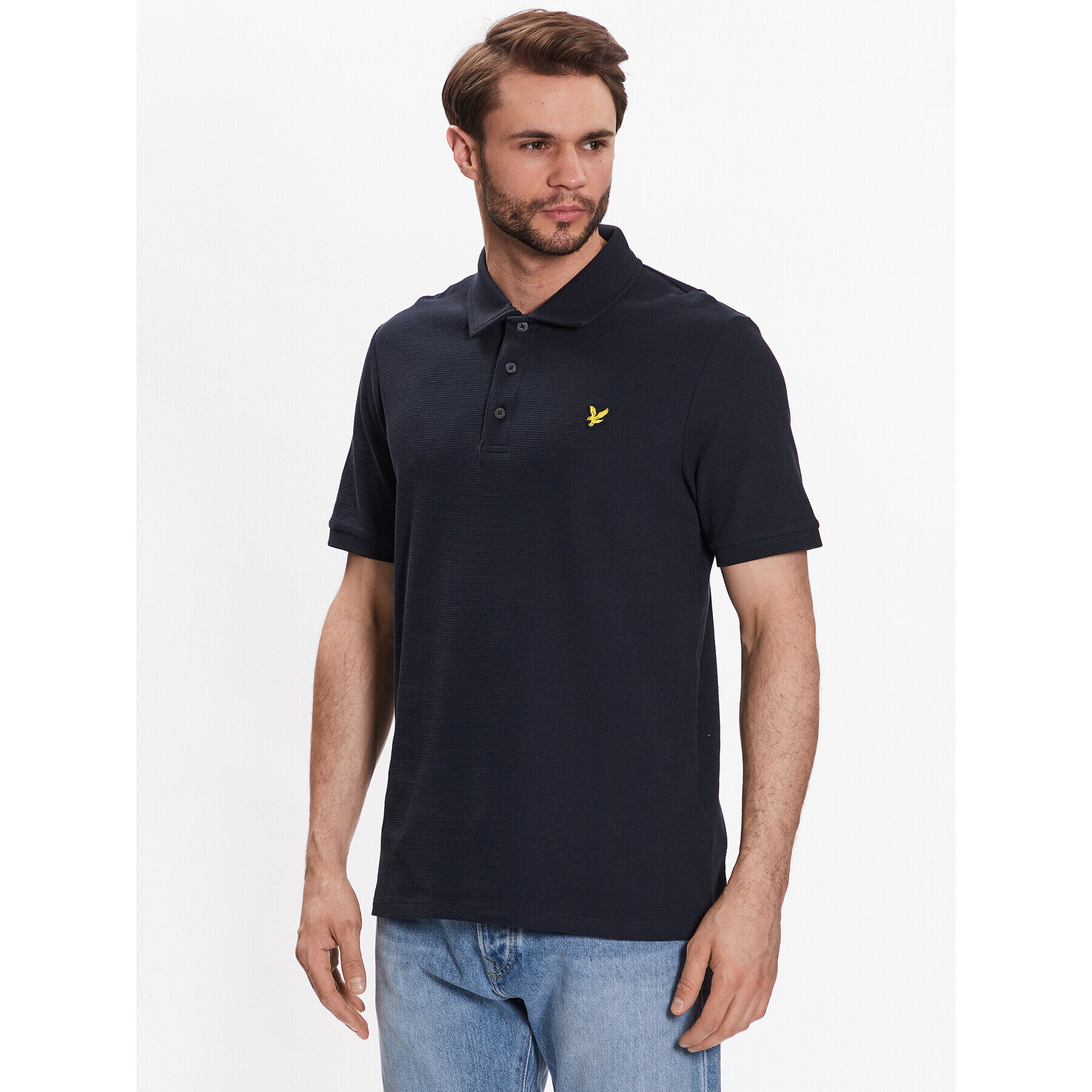 Lyle & Scott Pólóing Milano Trim Polo Shirt SP1812V Sötétkék Regular Fit - Pepit.hu