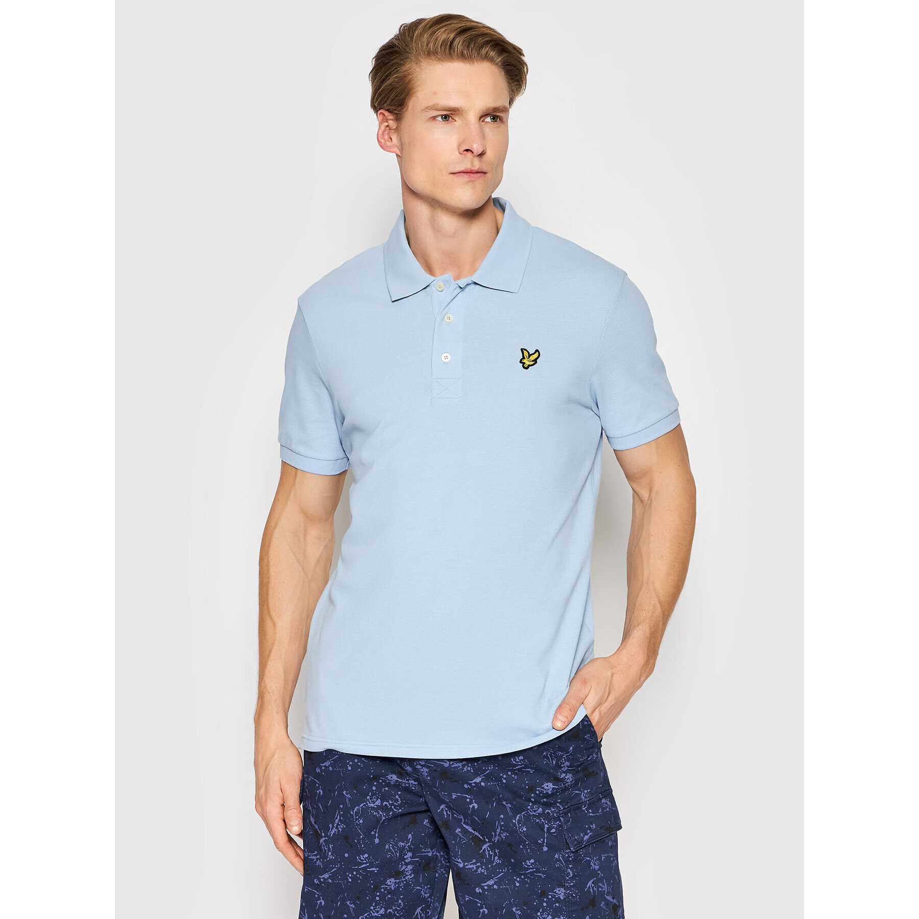 Lyle & Scott Pólóing Plain SP400VOG Kék Regular Fit - Pepit.hu