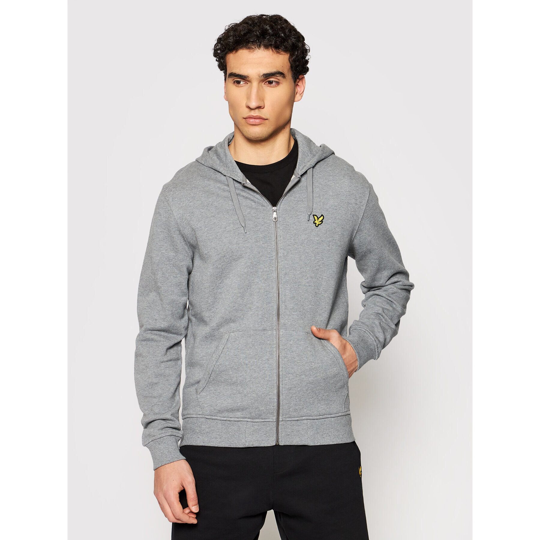 Lyle & Scott Pulóver ML420VTR Szürke Regular Fit - Pepit.hu