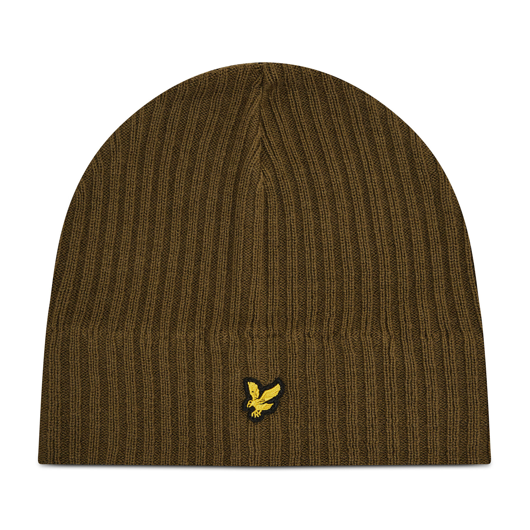 Lyle & Scott Sapka Knitted Ribbed Beanie HE502AC Zöld - Pepit.hu