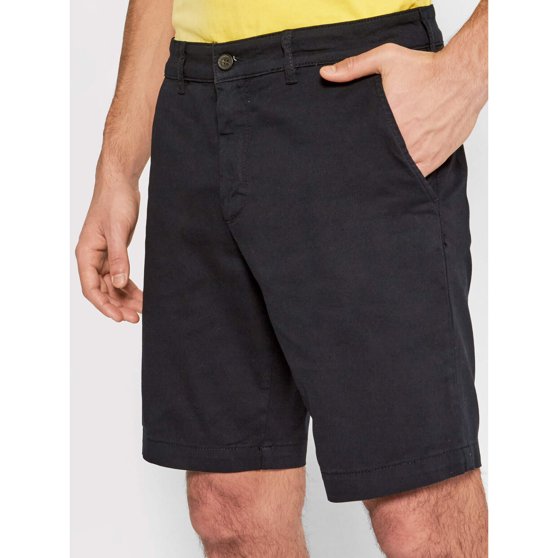 Lyle & Scott Szövet rövidnadrág Chino SH800V Sötétkék Slim Fit - Pepit.hu