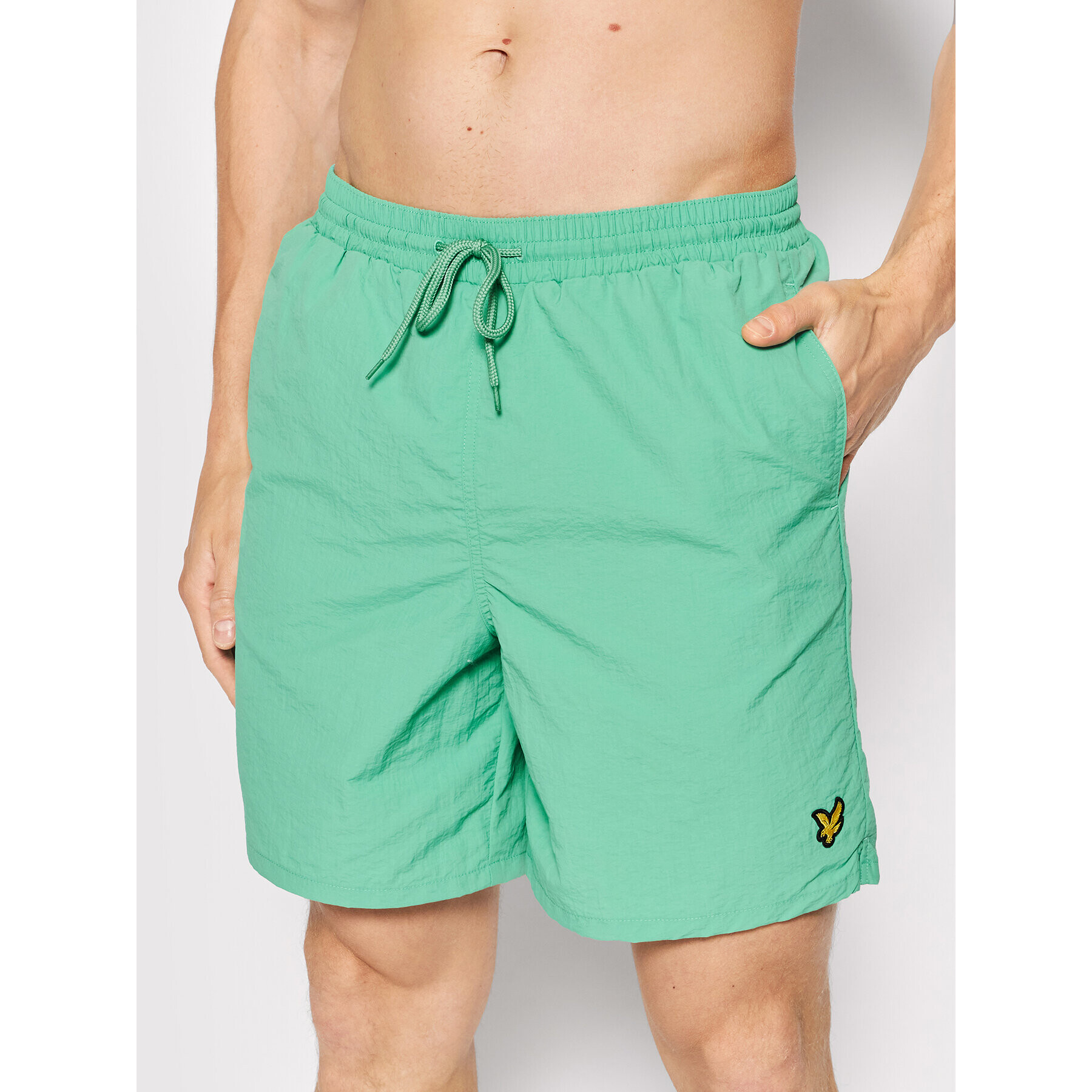 Lyle & Scott Úszónadrág SH1204V Zöld Regular Fit - Pepit.hu