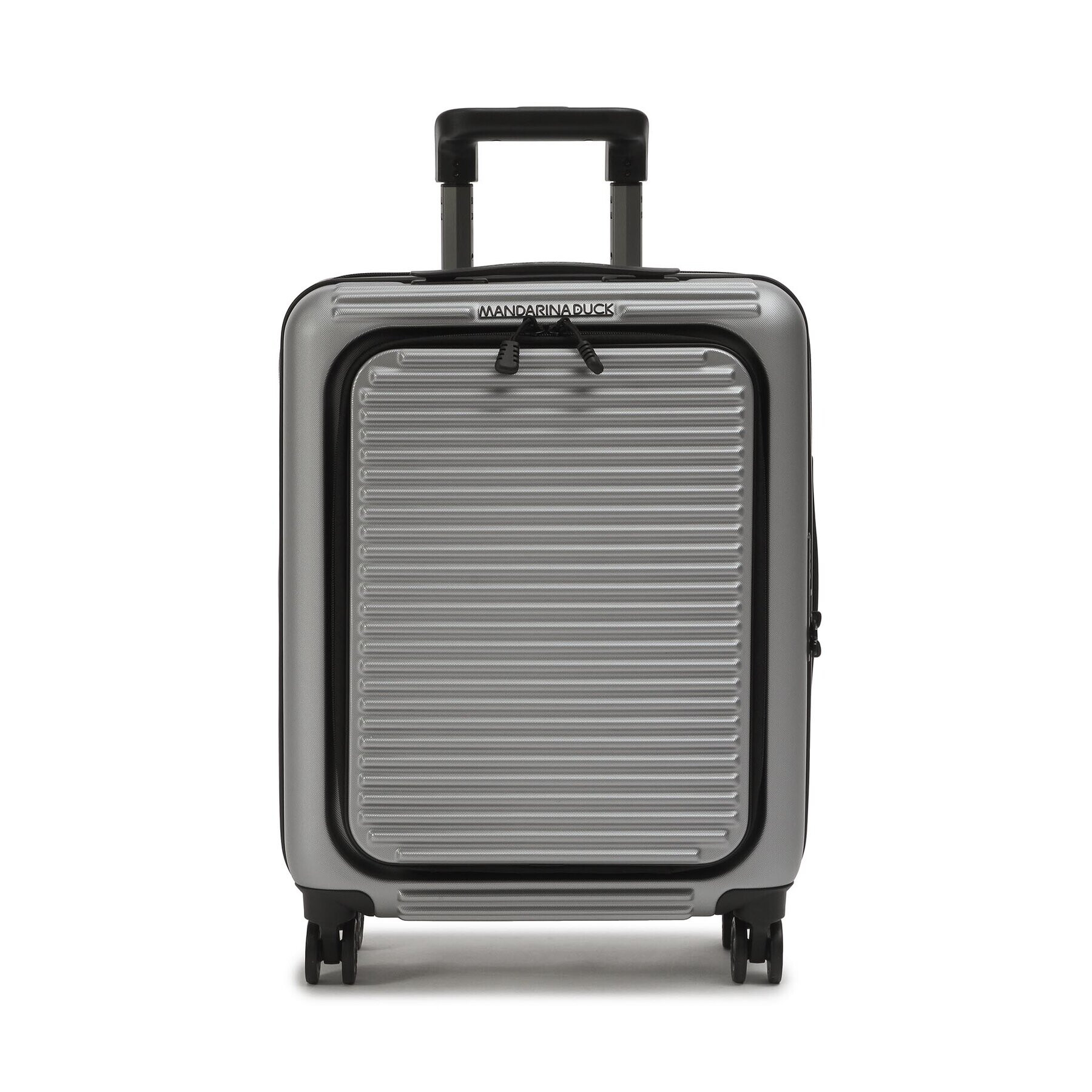 Mandarina Duck Kis kemény borítású bőrönd Tank Case P10FSV22002 Szürke - Pepit.hu