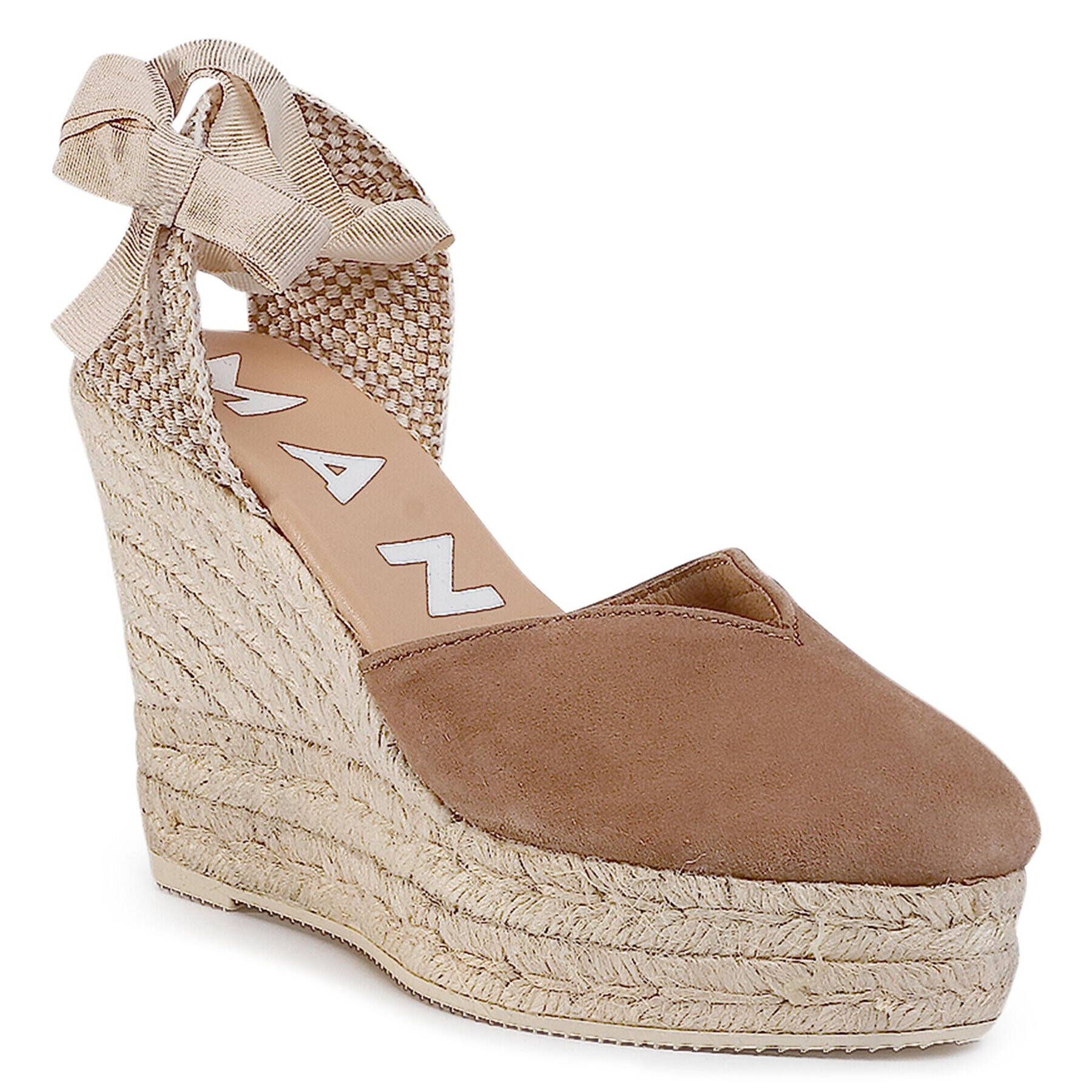 Manebi Espadrilles Heart Shape Wedges W 1.9 WH Barna - Pepit.hu