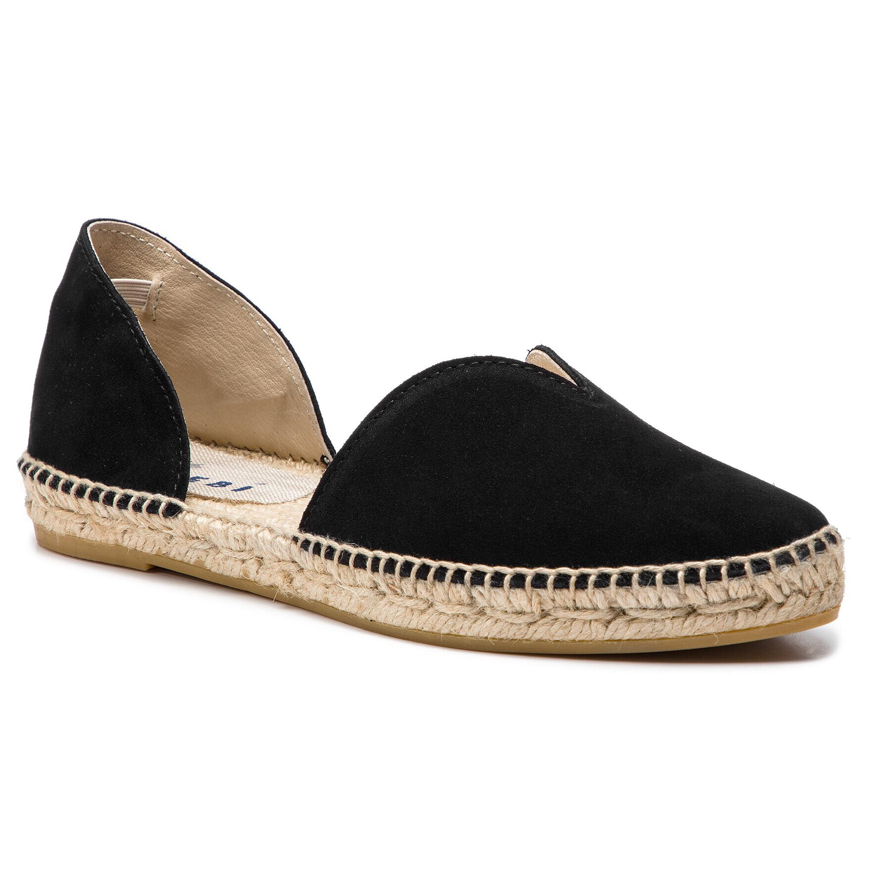 Manebi Espadrilles Open Side Flats K 1.0 O0 Fekete - Pepit.hu