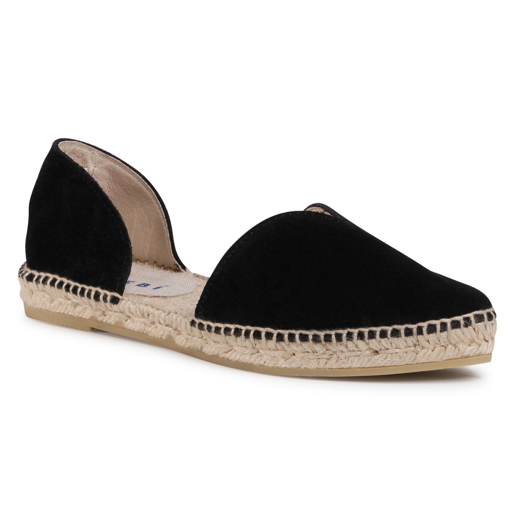 Manebi Espadrilles Open-Side Flats K 1.0 O0 Fekete - Pepit.hu