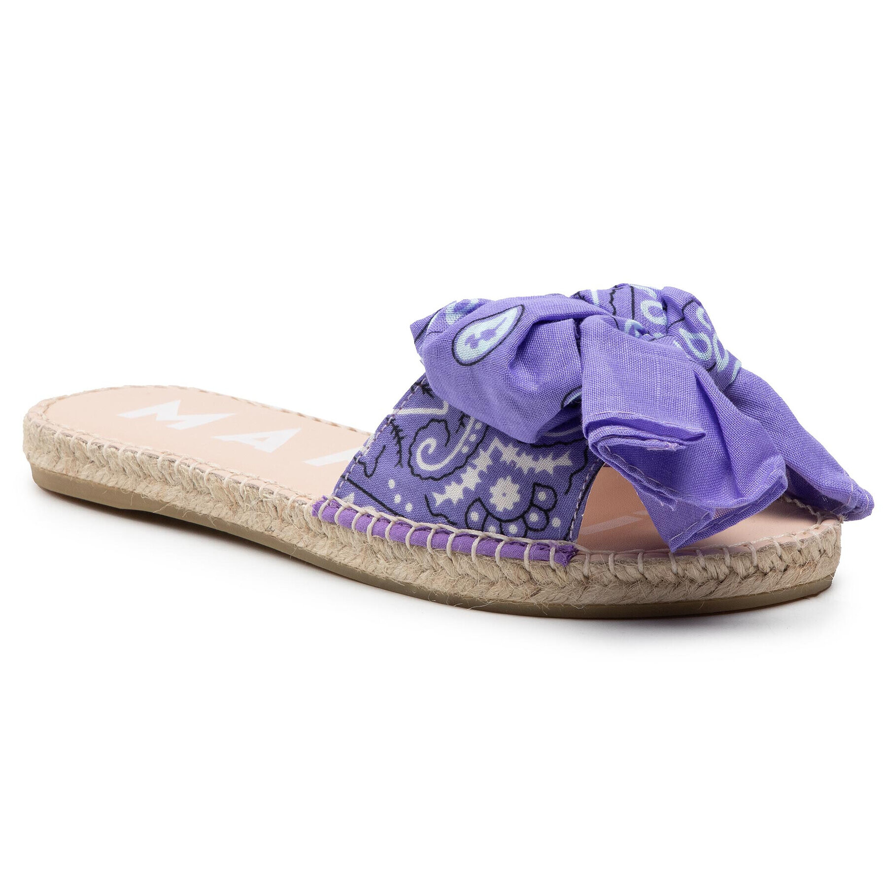 Manebi Espadrilles Sandal With Bow F 9.5 J0 Lila - Pepit.hu