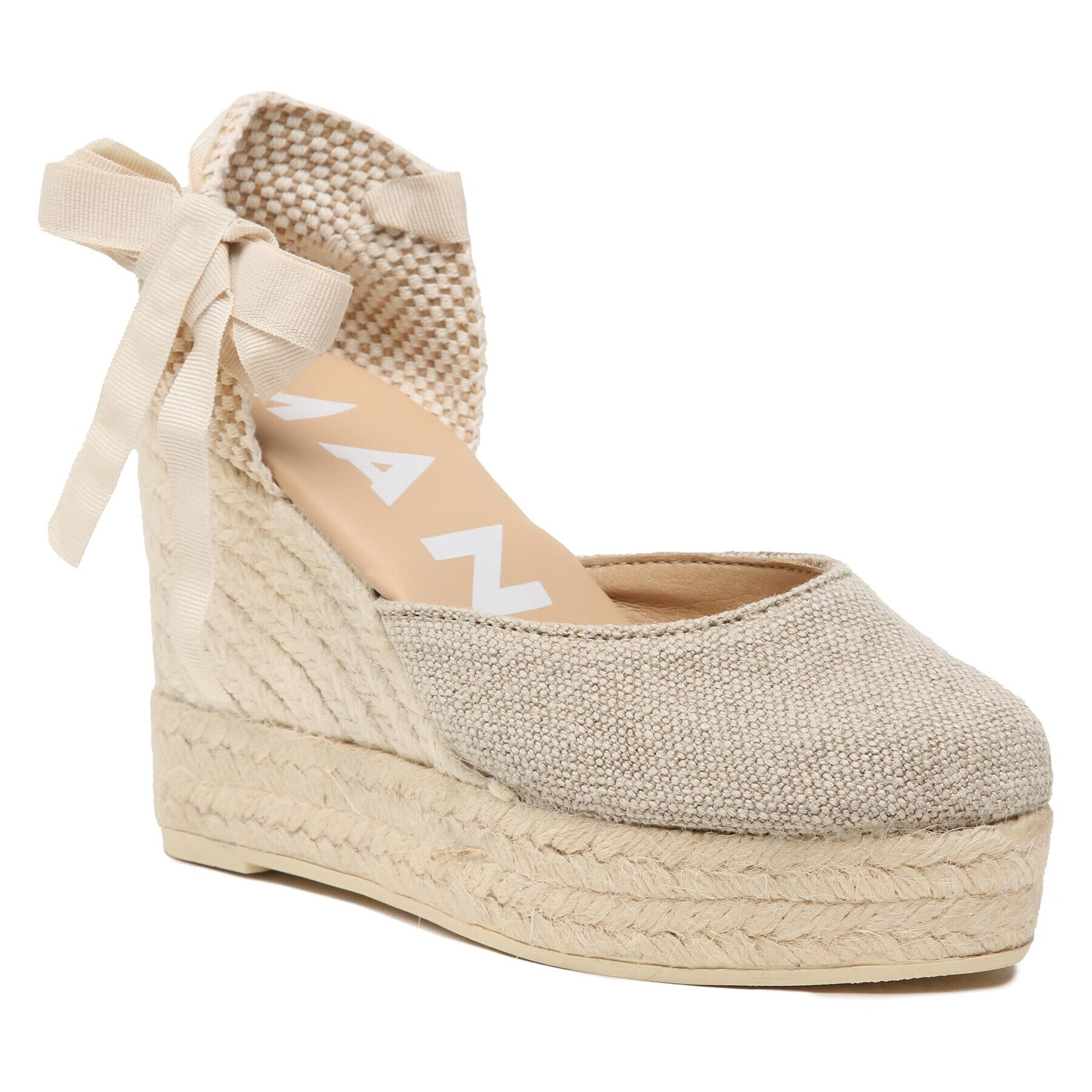 Manebi Espadrilles Wedge Espadrilles O 7.1 WV Bézs - Pepit.hu