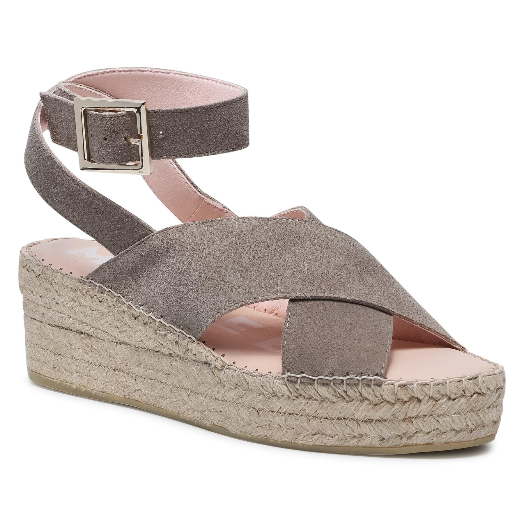 Manebi Espadrilles Wedges W Belt W 1.9 Wb Szürke - Pepit.hu