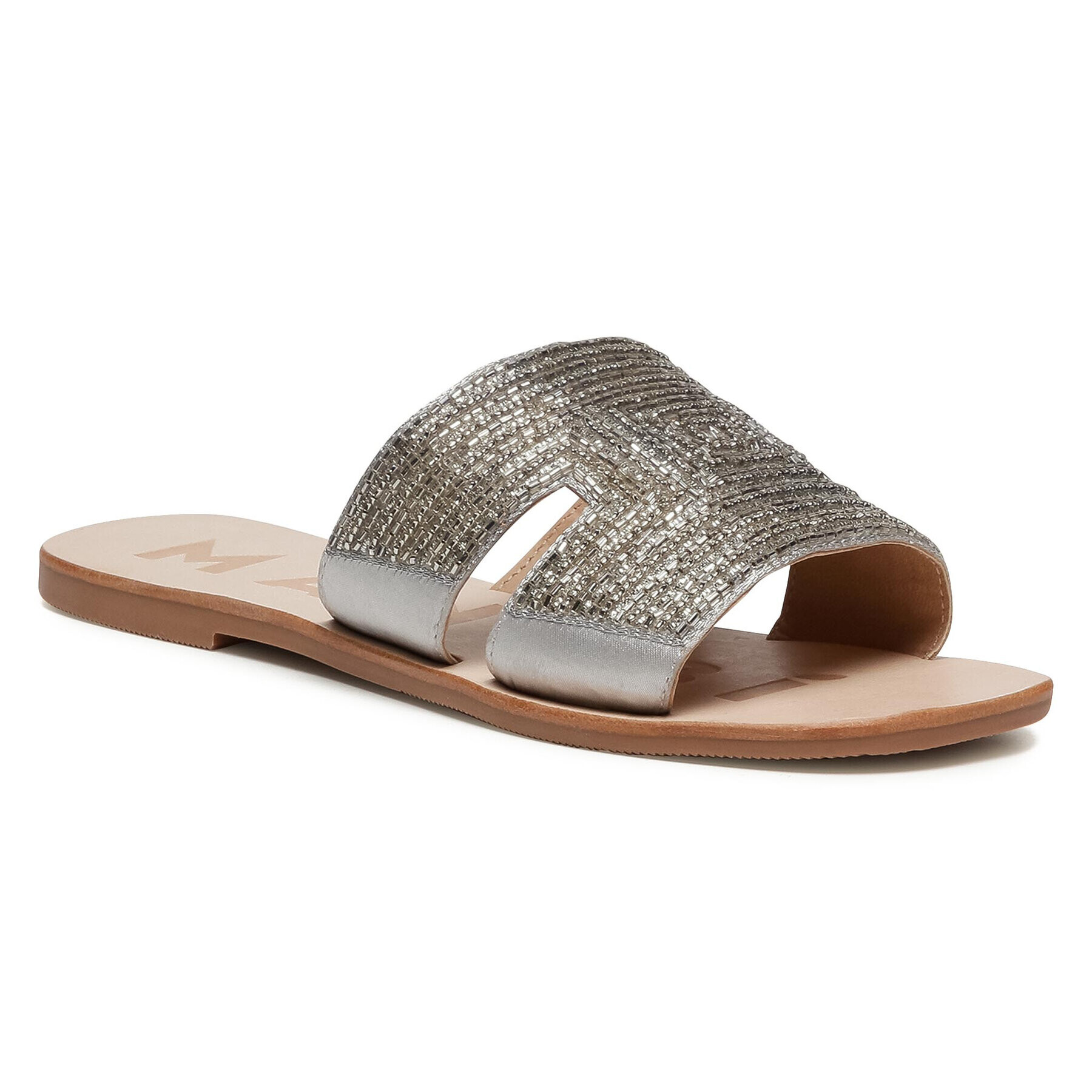 Manebi Papucs Leather Sandals S 4.1 Y0 Ezüst - Pepit.hu