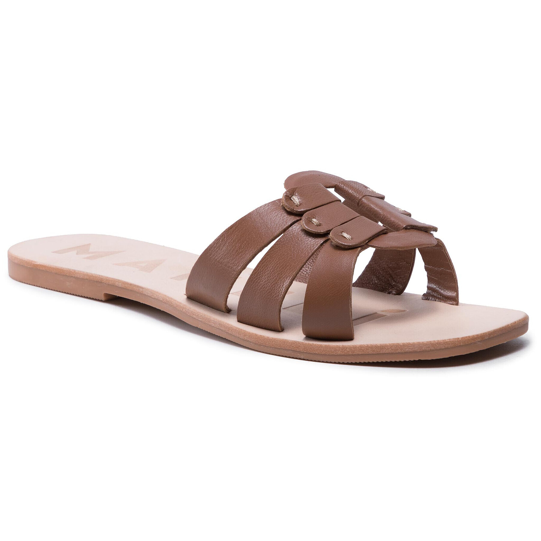 Manebi Papucs Leather Sandals S 5.1 Y0 Barna - Pepit.hu