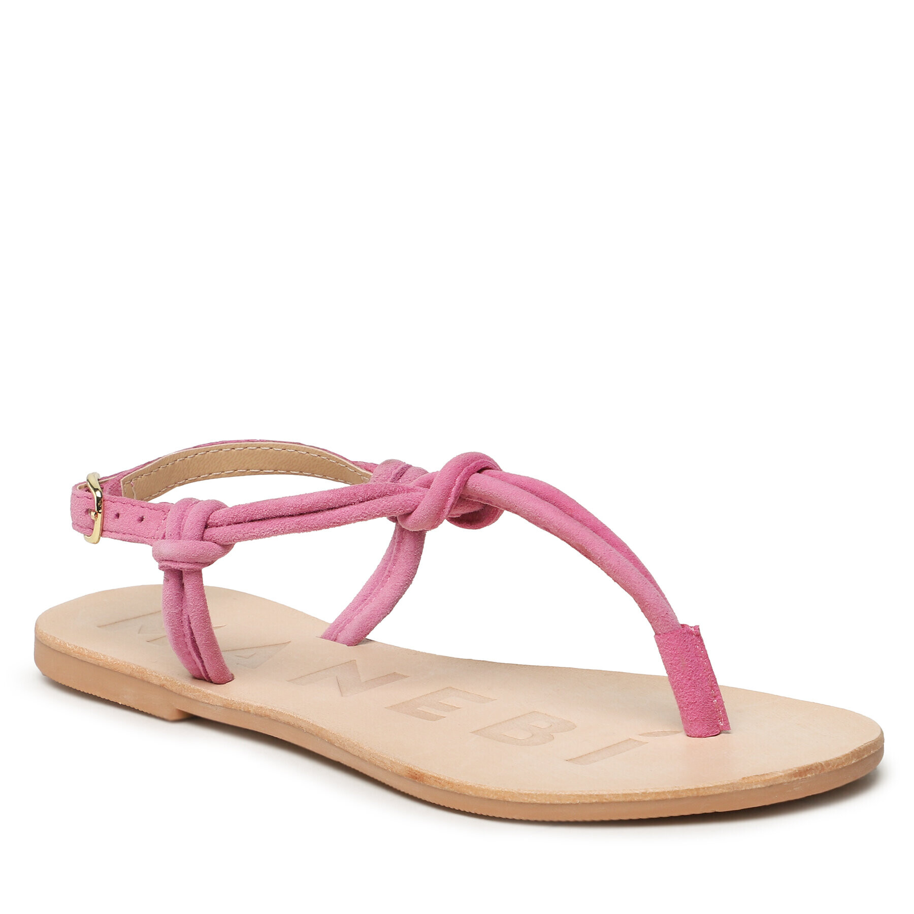 Manebi Szandál Suede Leather Sandals V 1.8 Y0 Rózsaszín - Pepit.hu