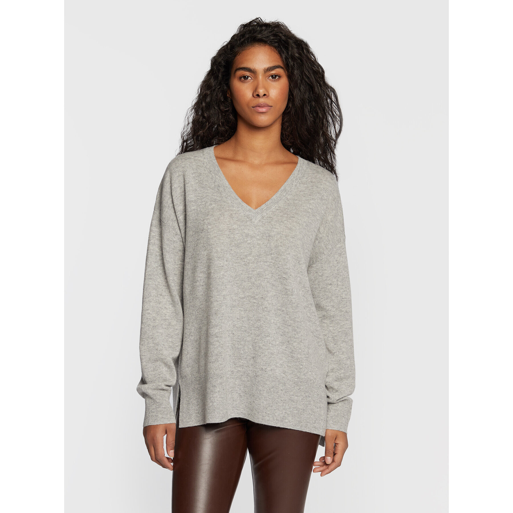 Marc Aurel Sweater 8697 8000 81976 Szürke Relaxed Fit - Pepit.hu