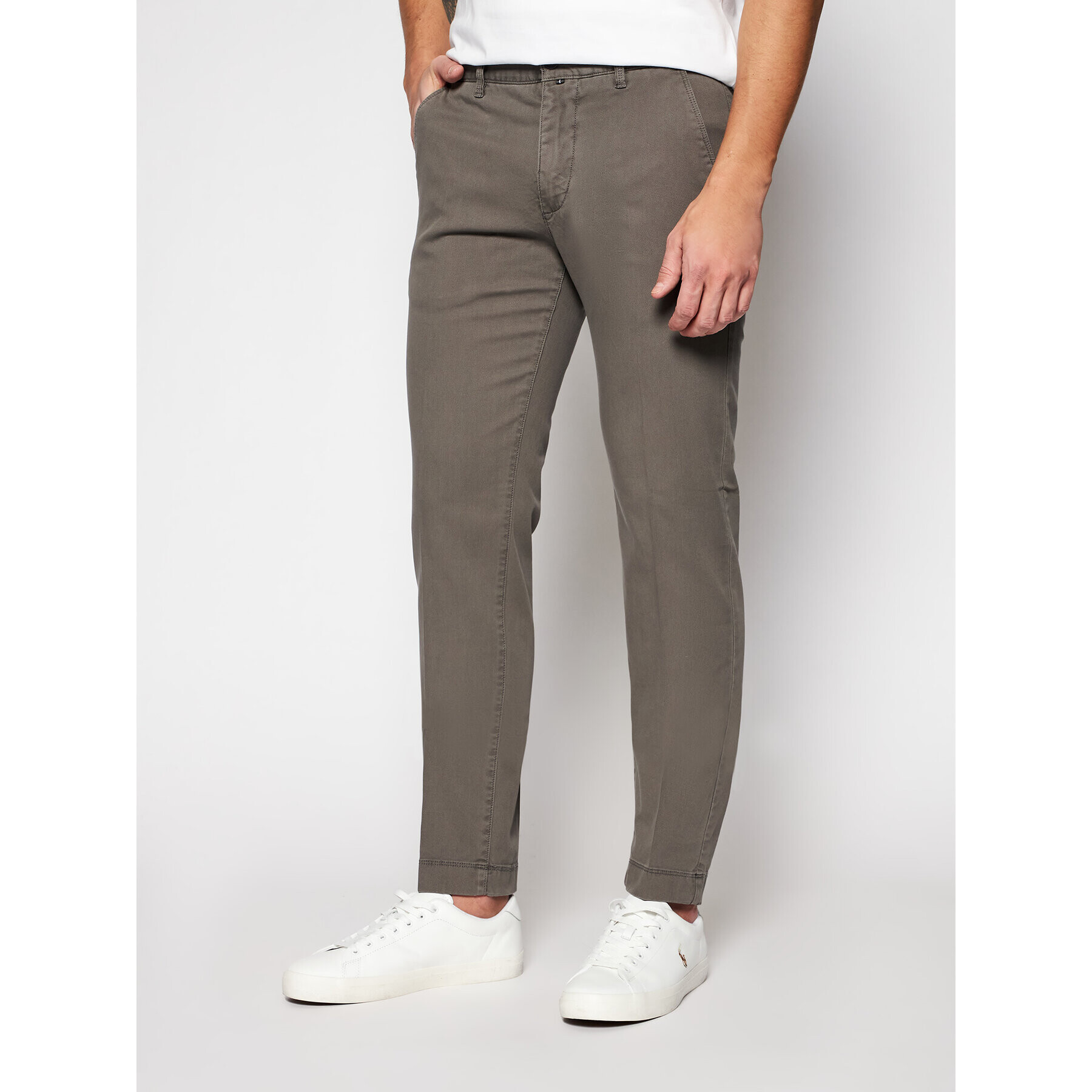 Marc O'Polo Chinos B21 0108 10064 Szürke Tapered Fit - Pepit.hu