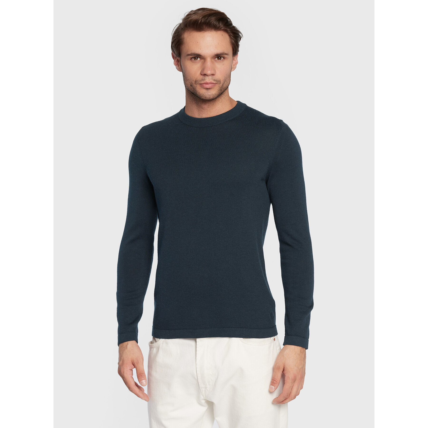 Marc O'Polo Sweater M28 5092 60366 Sötétkék Regular Fit - Pepit.hu