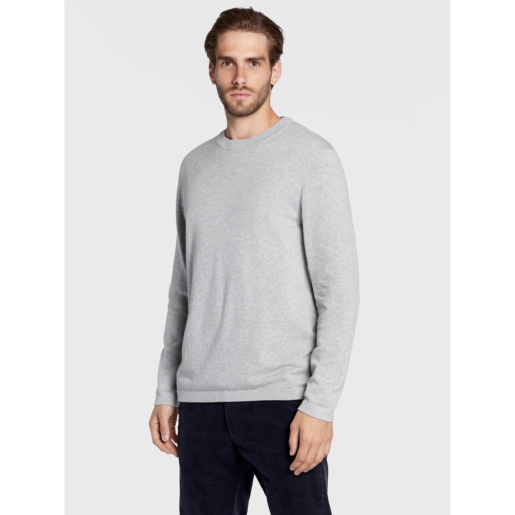 Marc O'Polo Sweater M28 5092 60366 Szürke Regular Fit - Pepit.hu