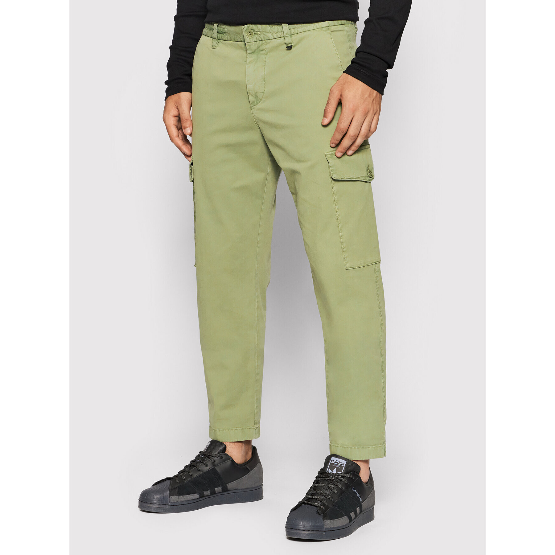 Marc O'Polo Szövet nadrág M28 0384 10156 Zöld Tapered Fit - Pepit.hu