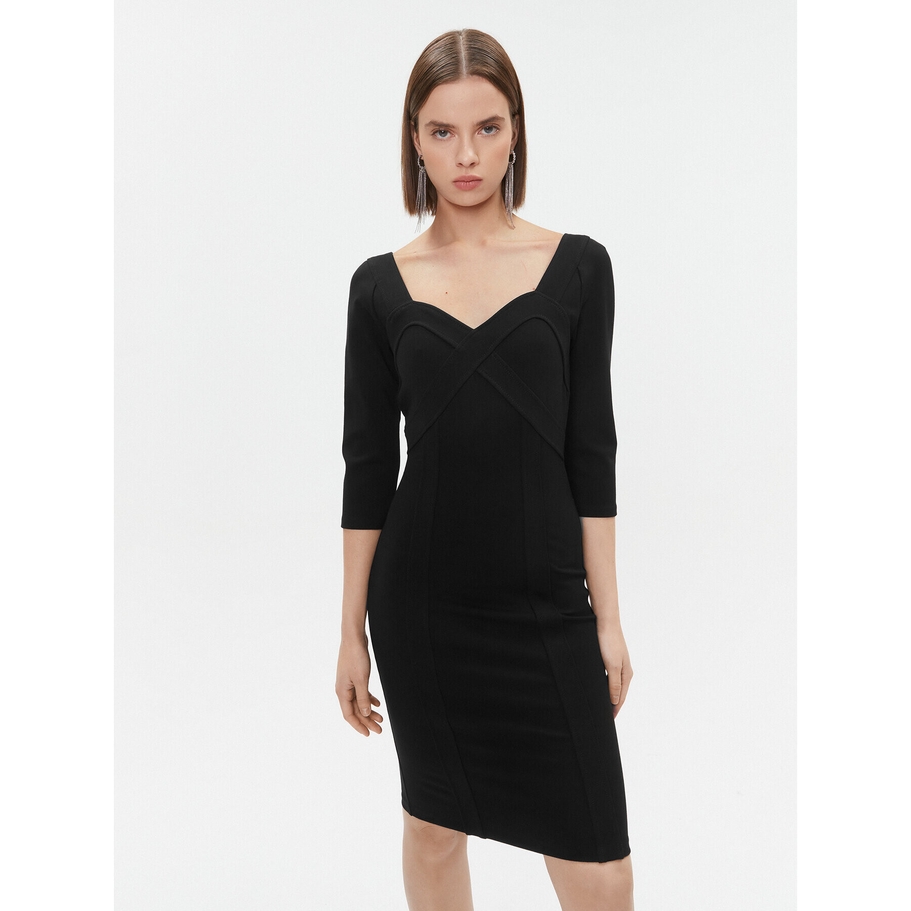 Marciano Guess Hétköznapi ruha 3BGK0J 6375Z Fekete Bodycon Fit - Pepit.hu