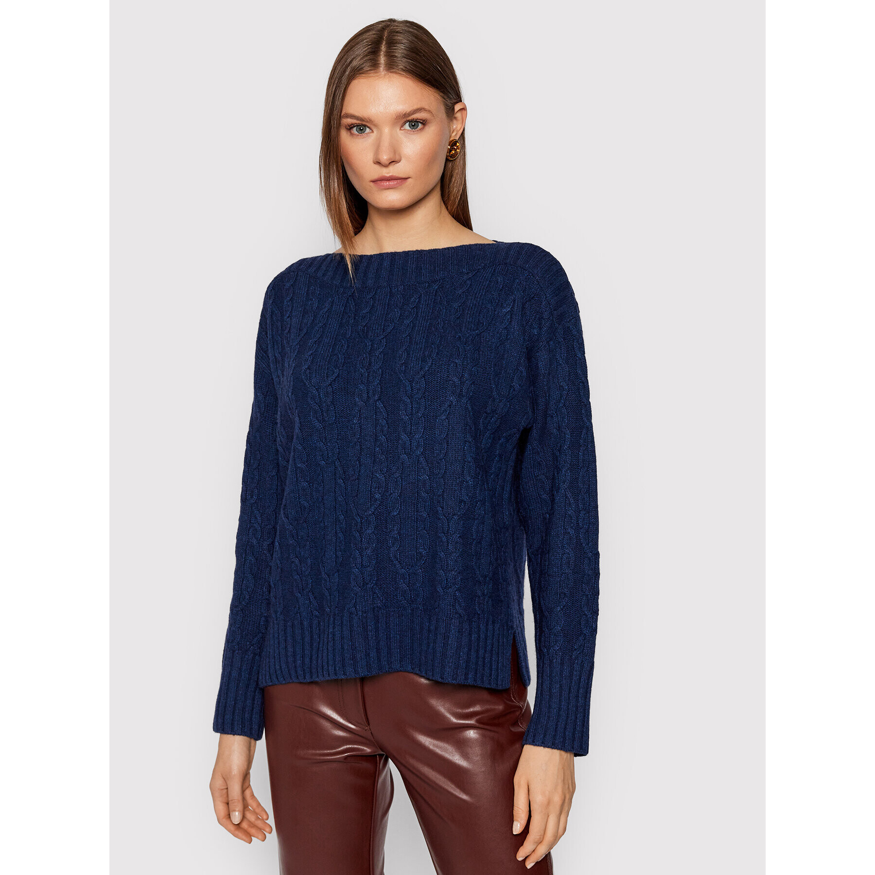 Marella Sweater Chianti 33662717 Sötétkék Regular Fit - Pepit.hu