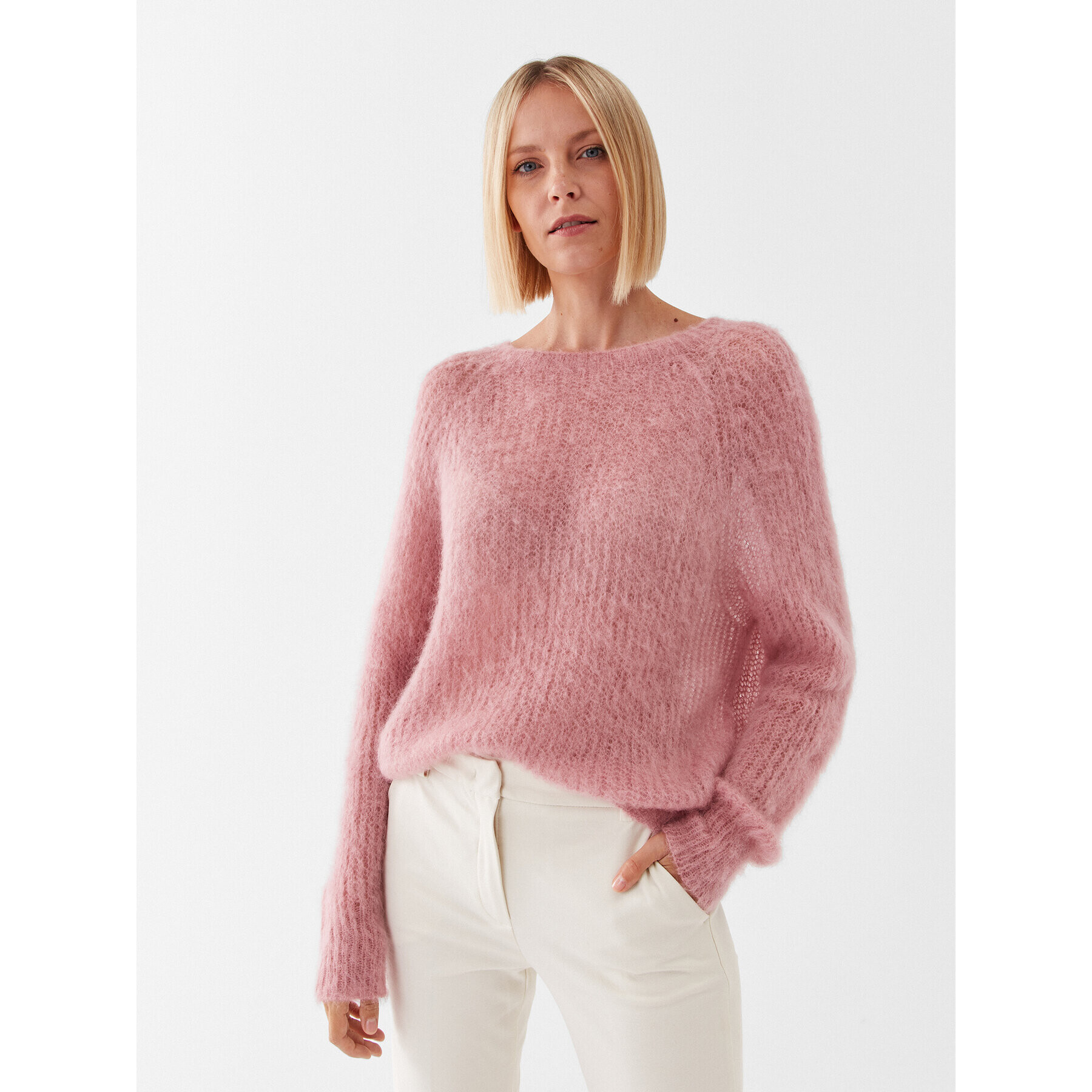 Marella Sweater Inverno 2333663937200 Rózsaszín Regular Fit - Pepit.hu