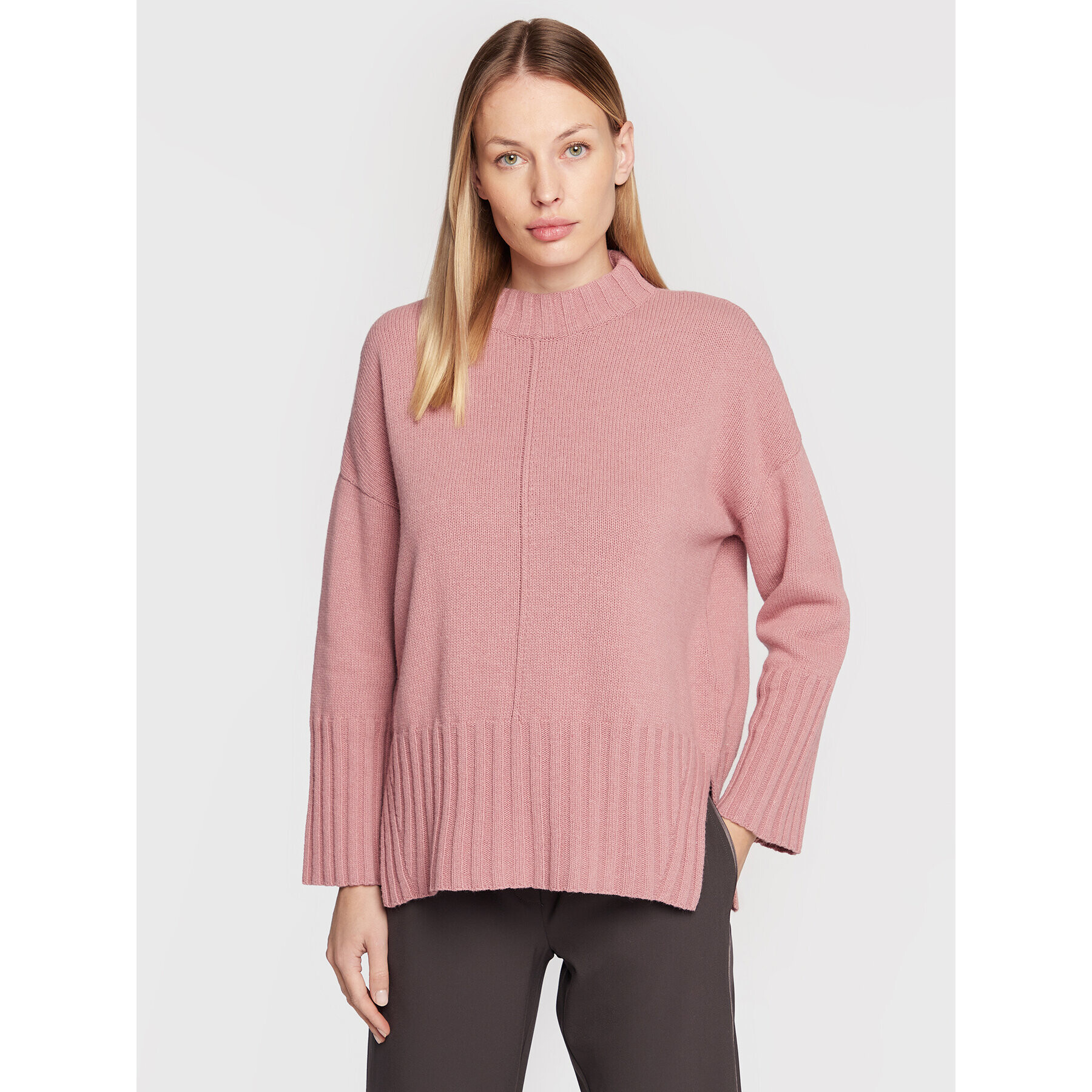 Marella Sweater Vadet 33661829 Rózsaszín Oversize - Pepit.hu