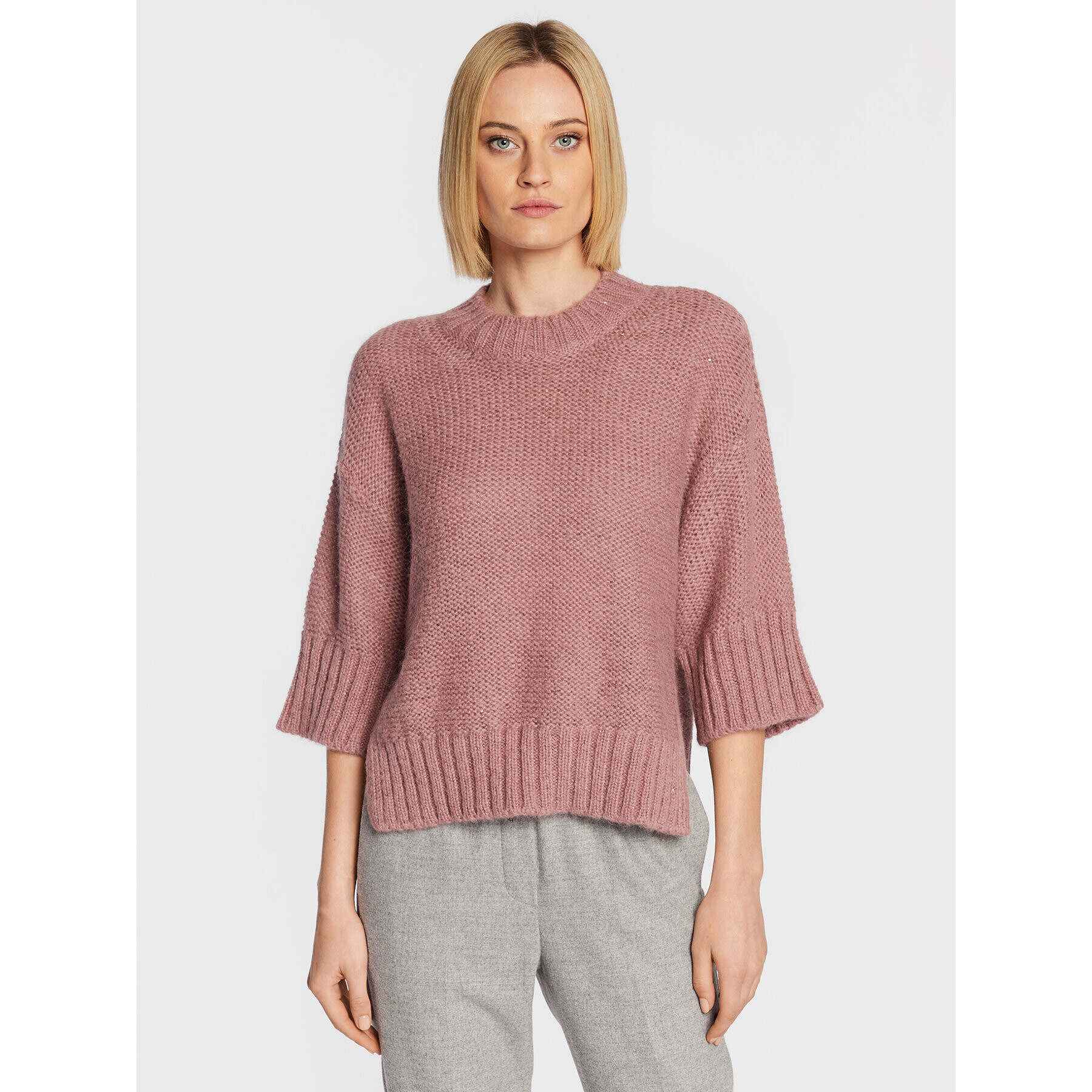 Marella Sweater Yacht 33660929 Rózsaszín Boxy Fit - Pepit.hu