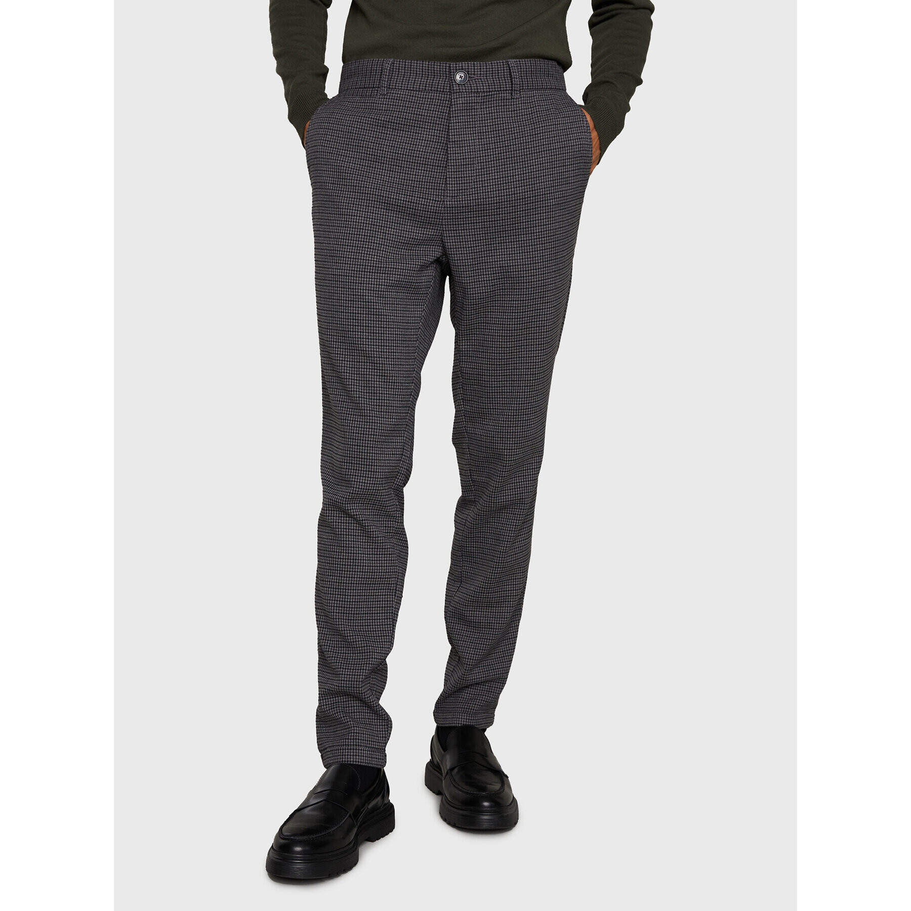 Matinique Chinos Liam 30206370 Szürke Slim Fit - Pepit.hu