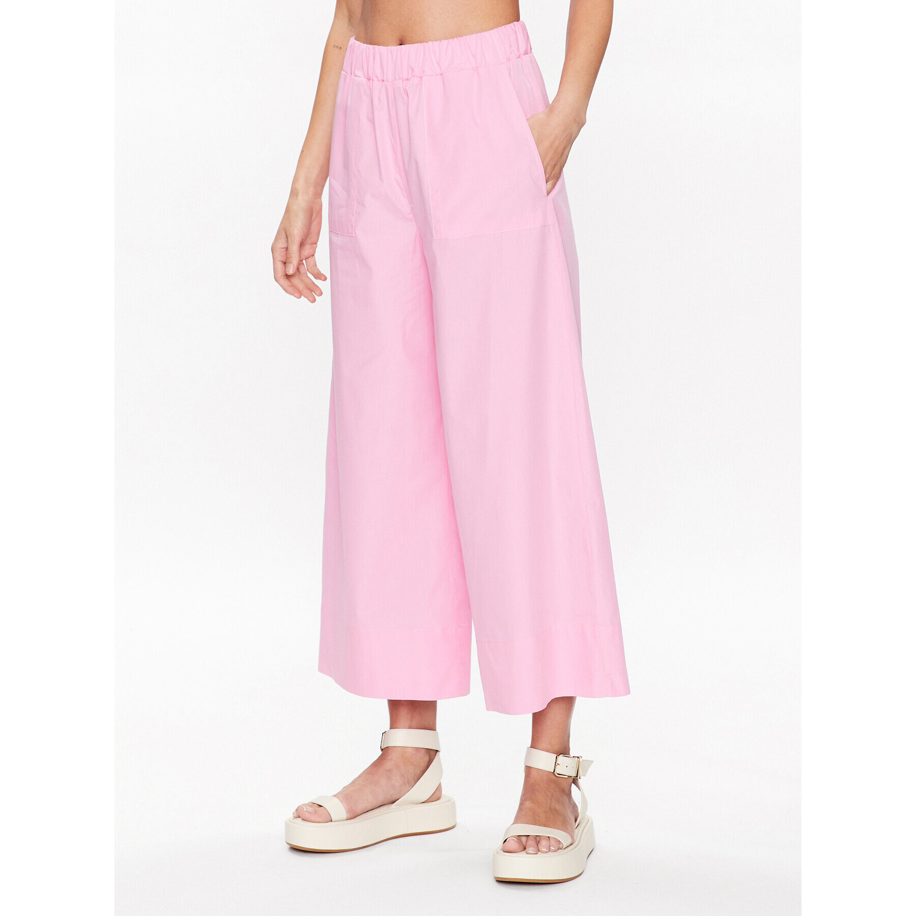 MAX&Co. Culotte nadrág Mascagni 71312523 Rózsaszín Relaxed Fit - Pepit.hu