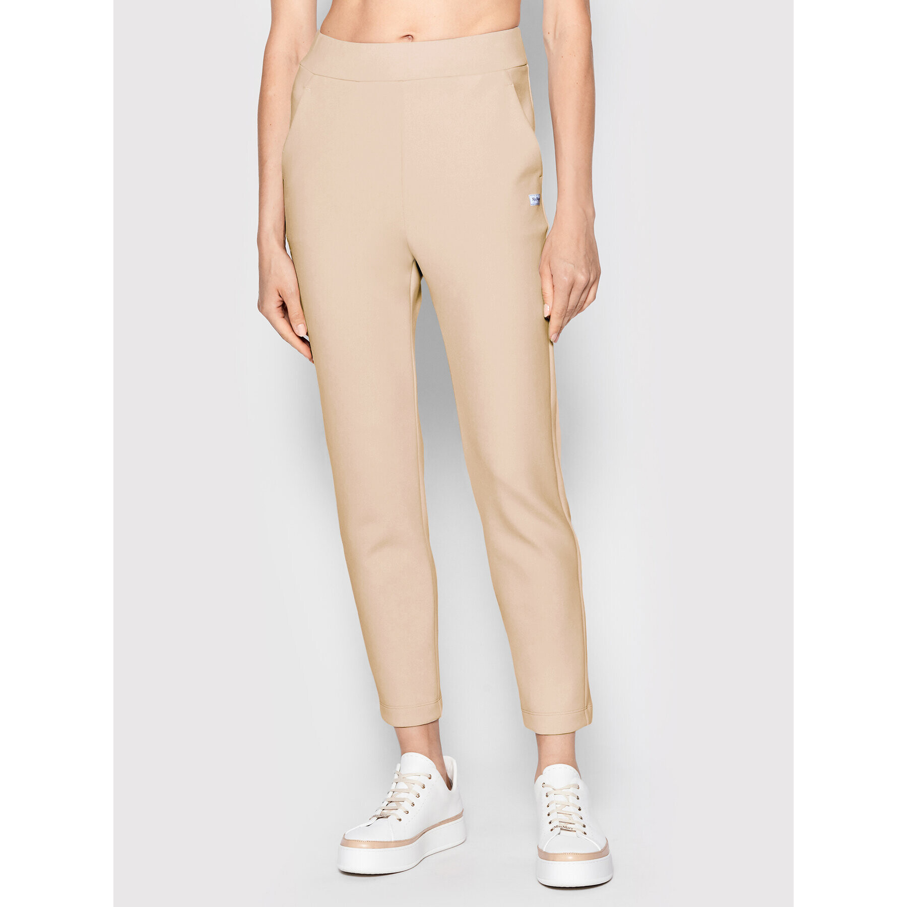 Max Mara Leisure Melegítő alsó Lontra 37861326 Rózsaszín Regular Fit - Pepit.hu