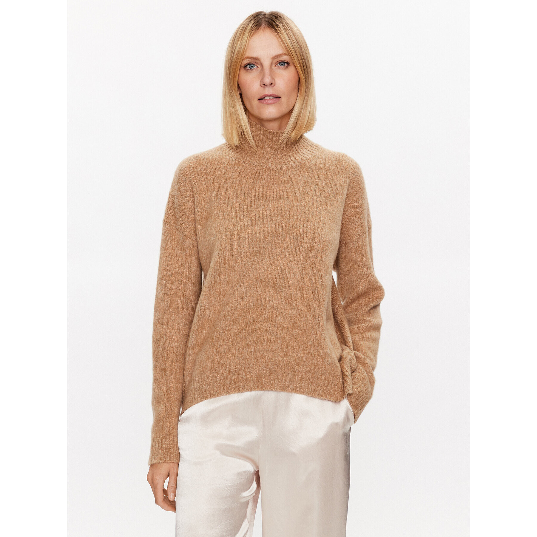 Max Mara Leisure Sweater Fornovo 33661726 Bézs Regular Fit - Pepit.hu