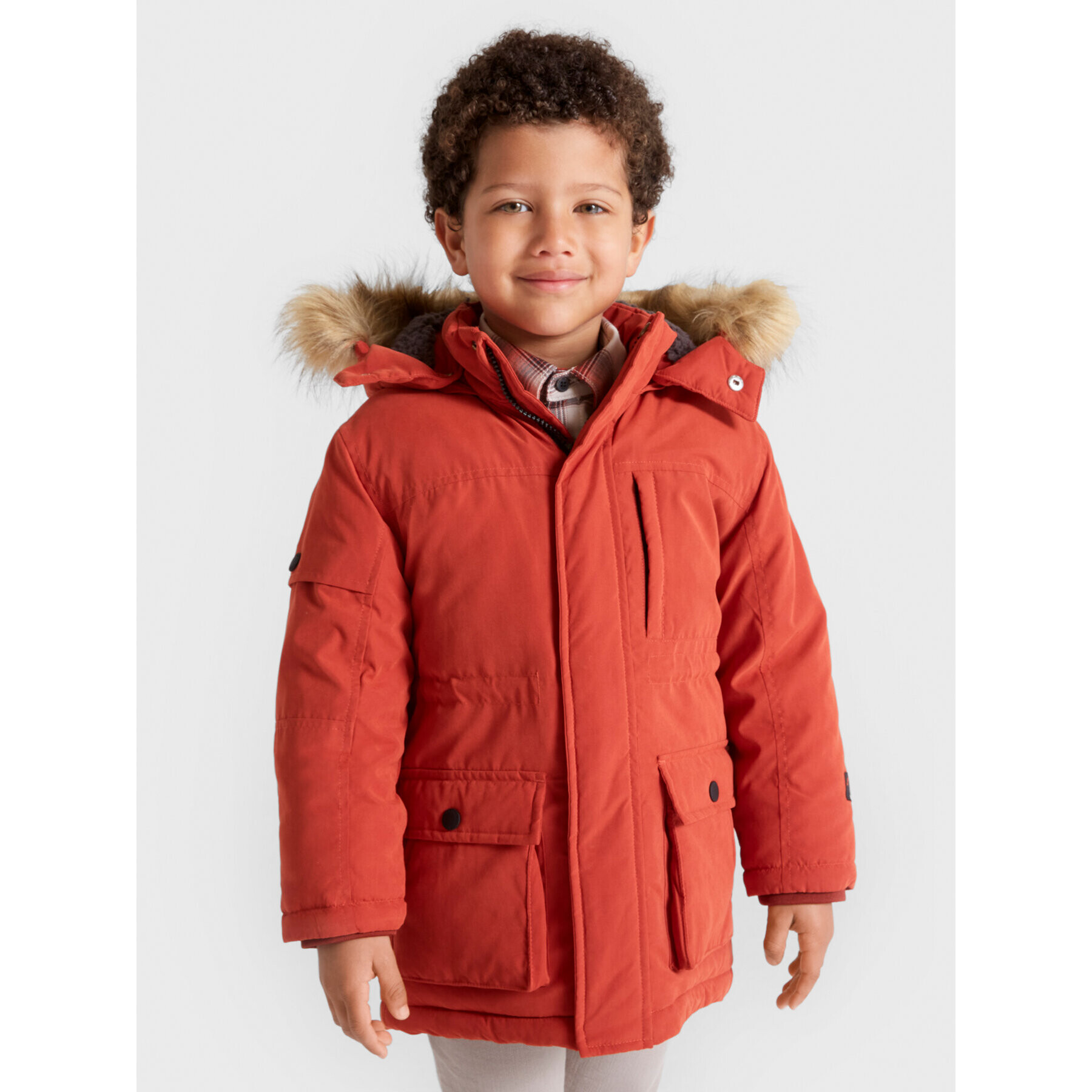 Mayoral Parka 4464 Piros Regular Fit - Pepit.hu