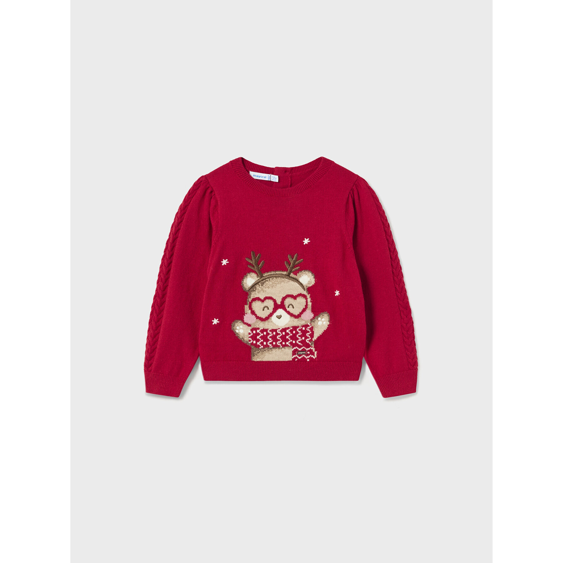 Mayoral Sweater 2.312 Piros Regular Fit - Pepit.hu