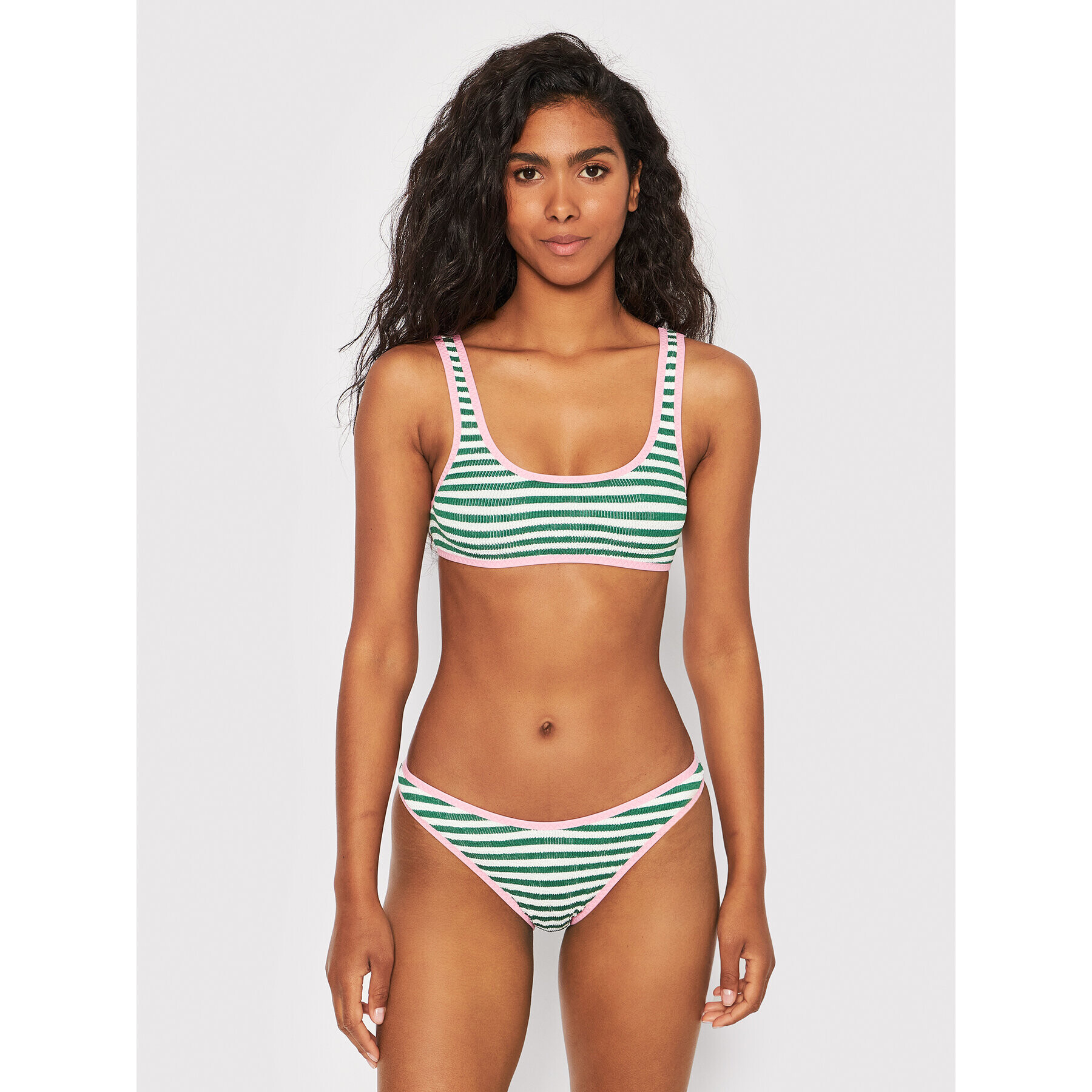 MC2 Saint Barth Bikini felső Naima String NAIM0004 00121B Zöld - Pepit.hu