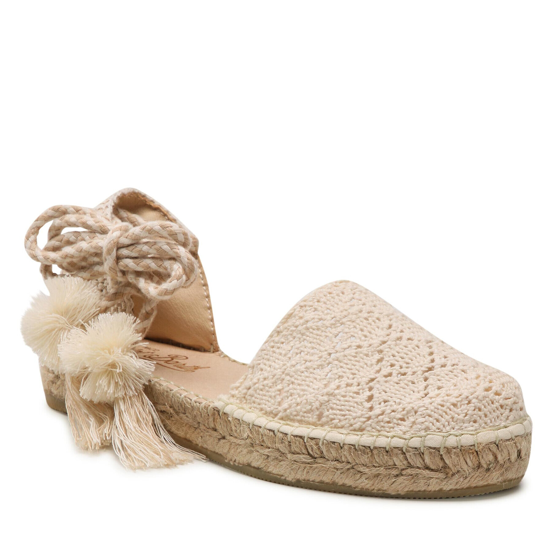 MC2 Saint Barth Espadrilles Soler Crochet SOE0003 01445B Bézs - Pepit.hu