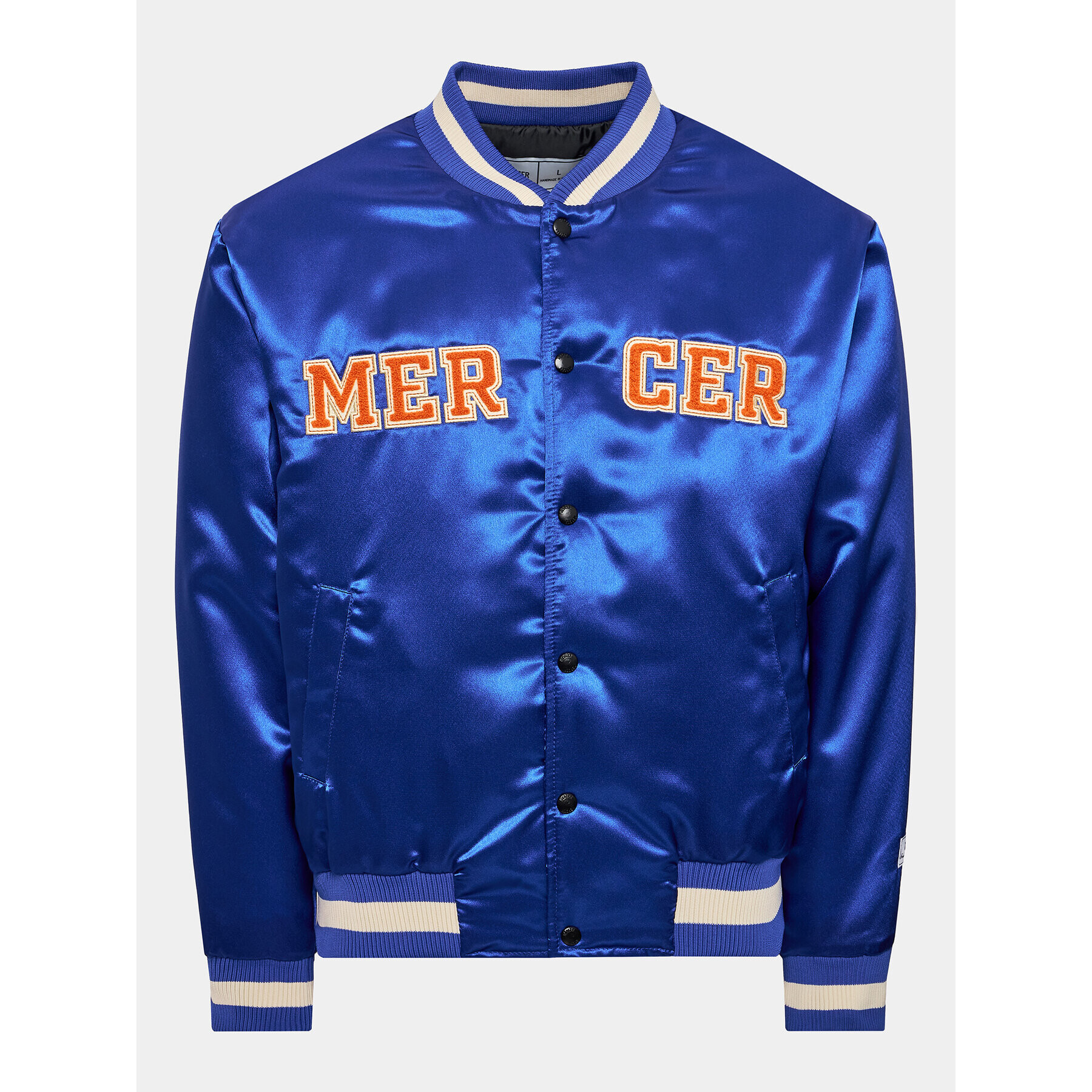 Mercer Amsterdam Bomber dzseki Unisex The Varsity MEAP213099 Kék Loose Fit - Pepit.hu