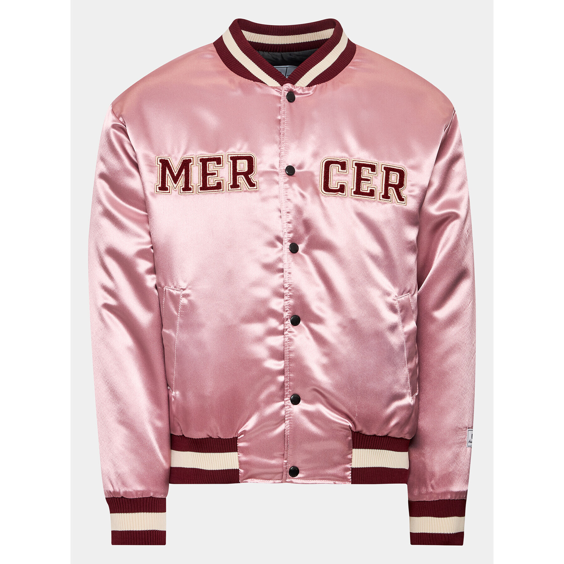 Mercer Amsterdam Bomber dzseki Unisex The Varsity MEAP213099 Rózsaszín Loose Fit - Pepit.hu