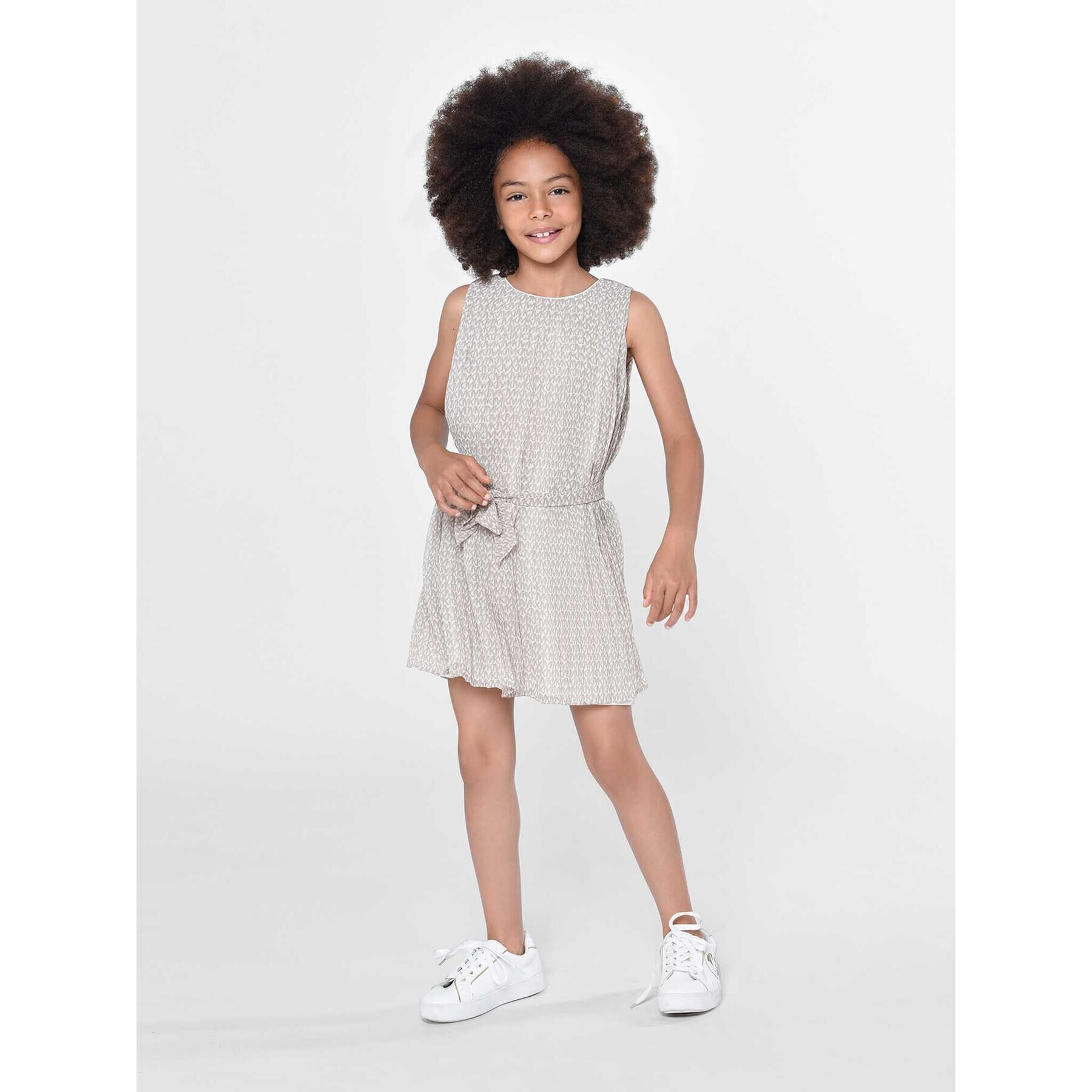 MICHAEL KORS KIDS Elegáns ruha R12142 D Ekru Regular Fit - Pepit.hu