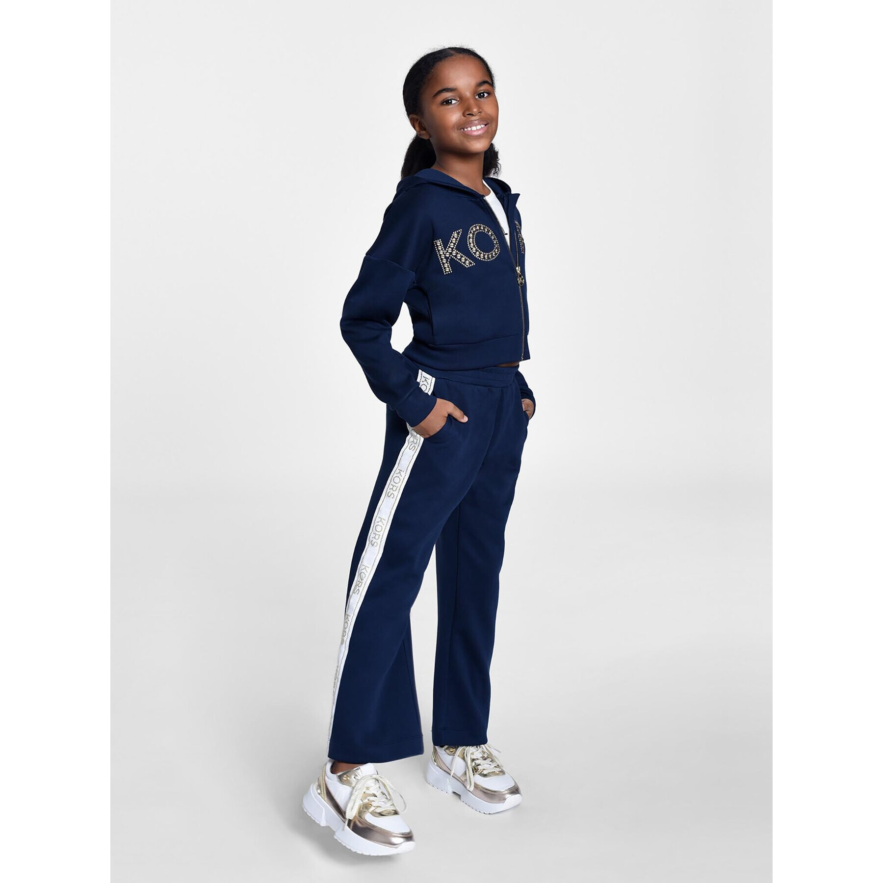 MICHAEL KORS KIDS Melegítő alsó R14158 Sötétkék Regular Fit - Pepit.hu